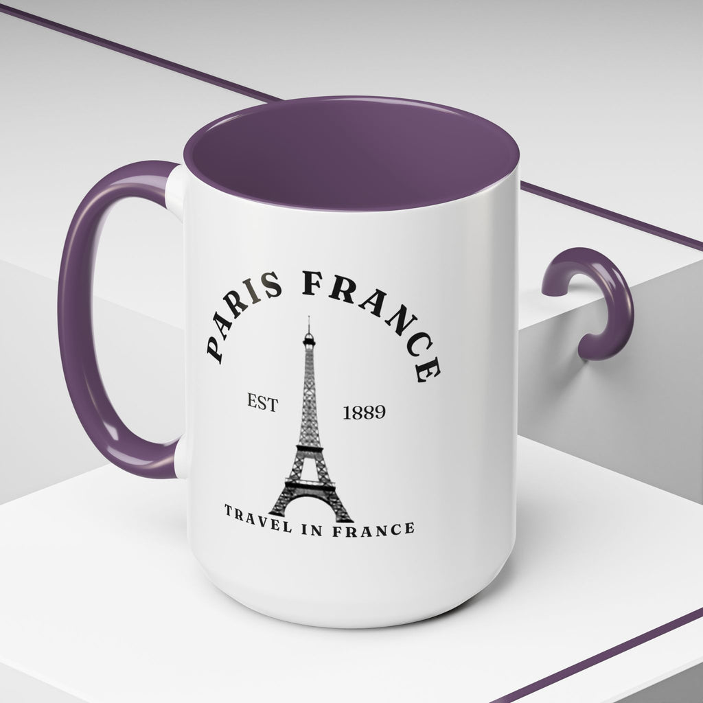 Paris France Eiffel Tower Coffee Mug – Travel Souvenir Accent Mug (11/15oz)