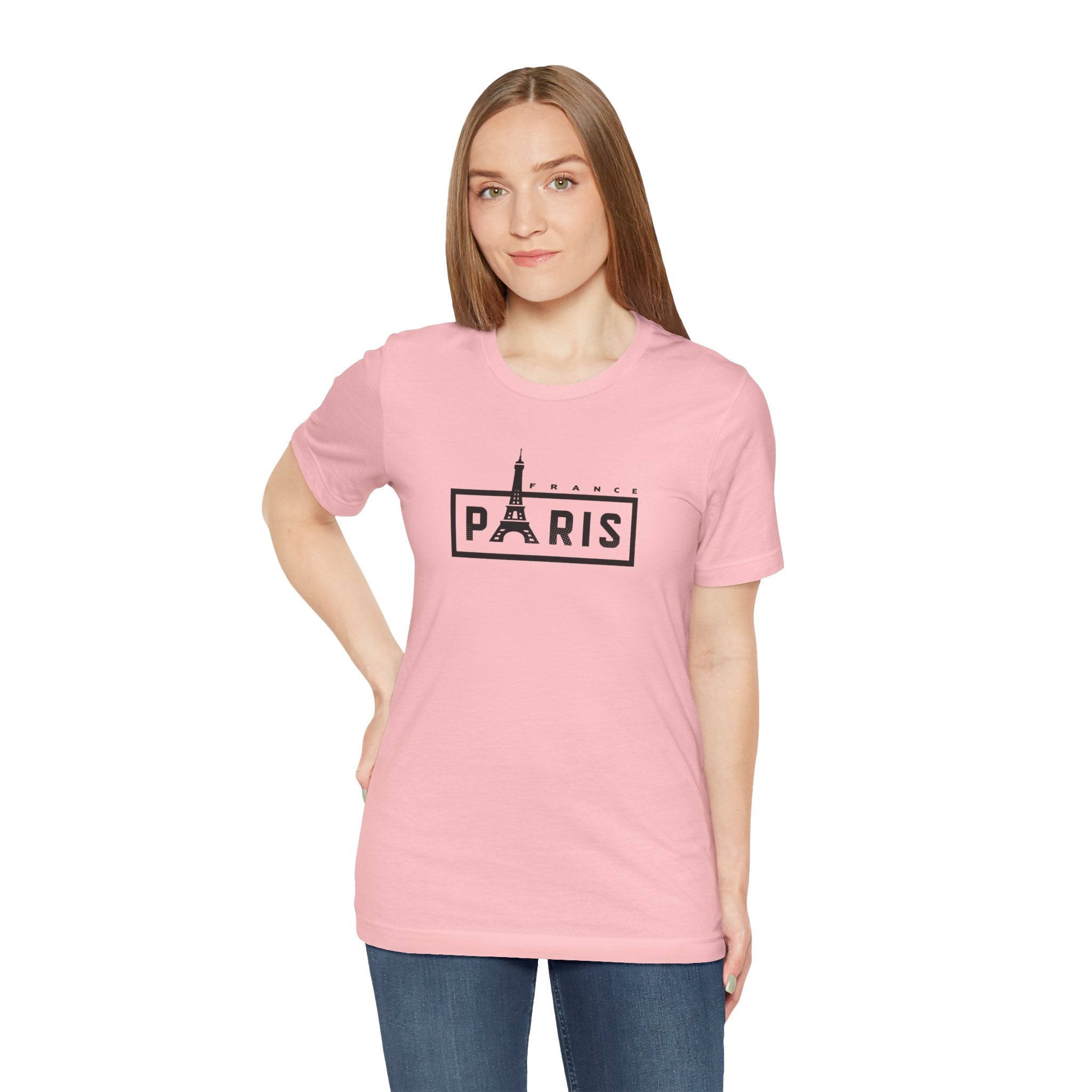 Paris Eiffel Tower Graphic Tee — Vintage Parisian Travel T‑Shirt