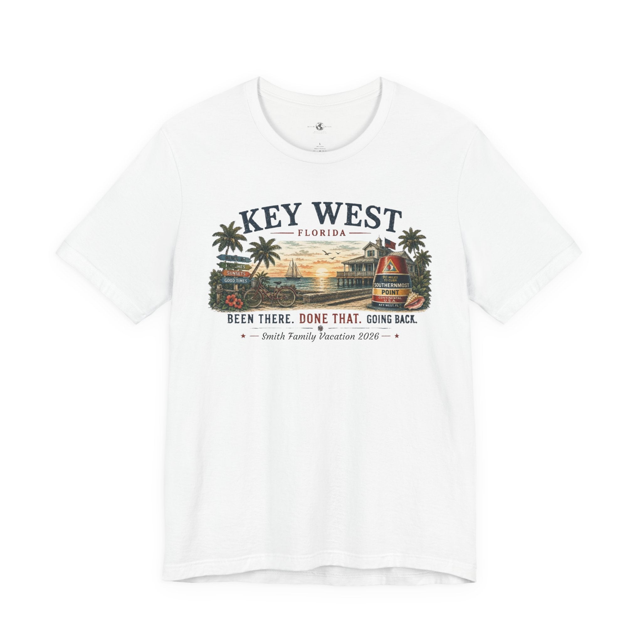Key West Family Vacation T-Shirt — Custom Family Trip Tee