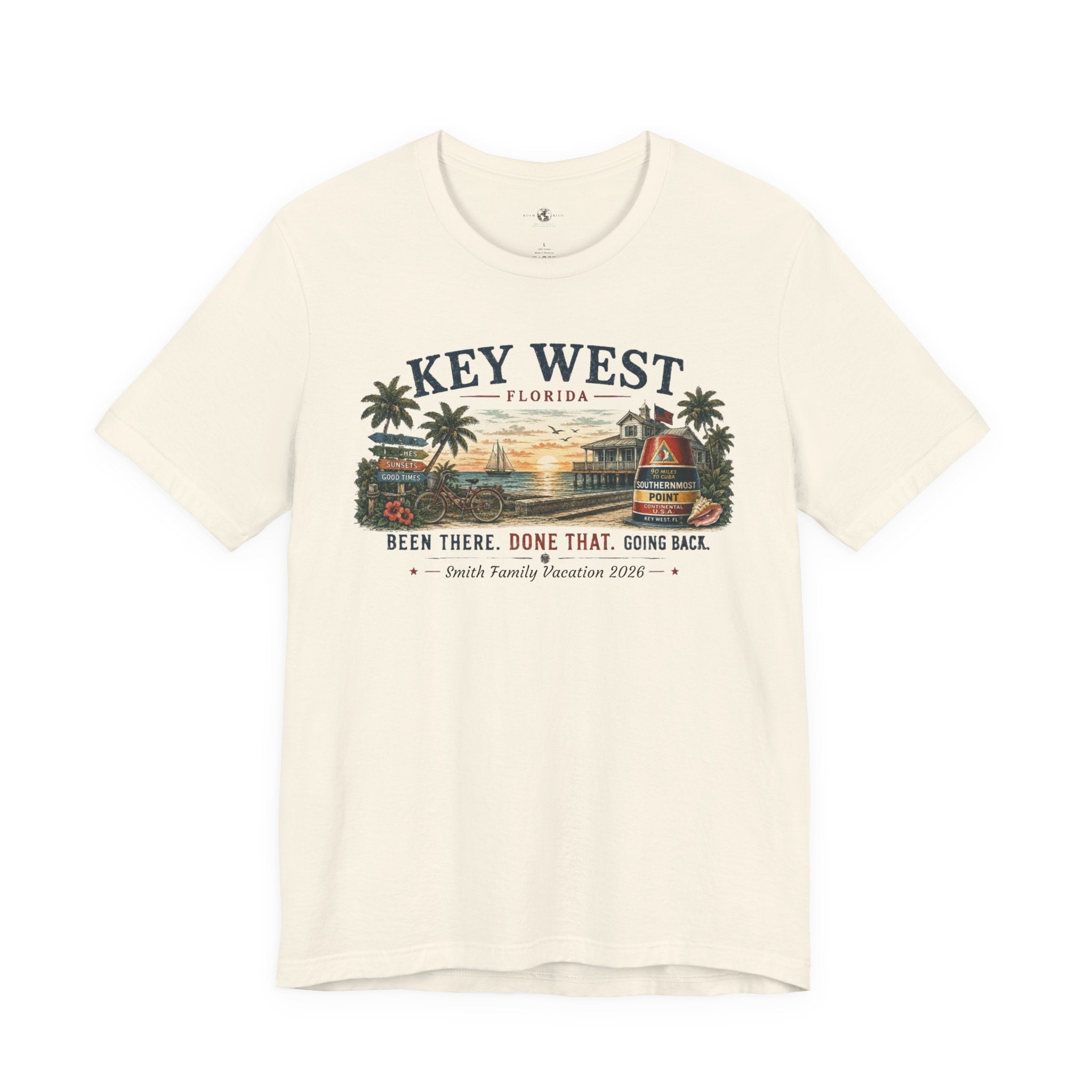 Key West Family Vacation T-Shirt — Custom Family Trip Tee