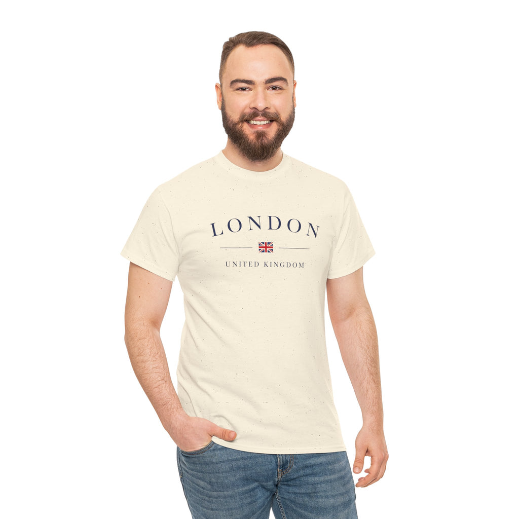 London Tee — Classic UK Flag Graphic Cotton T-Shirt