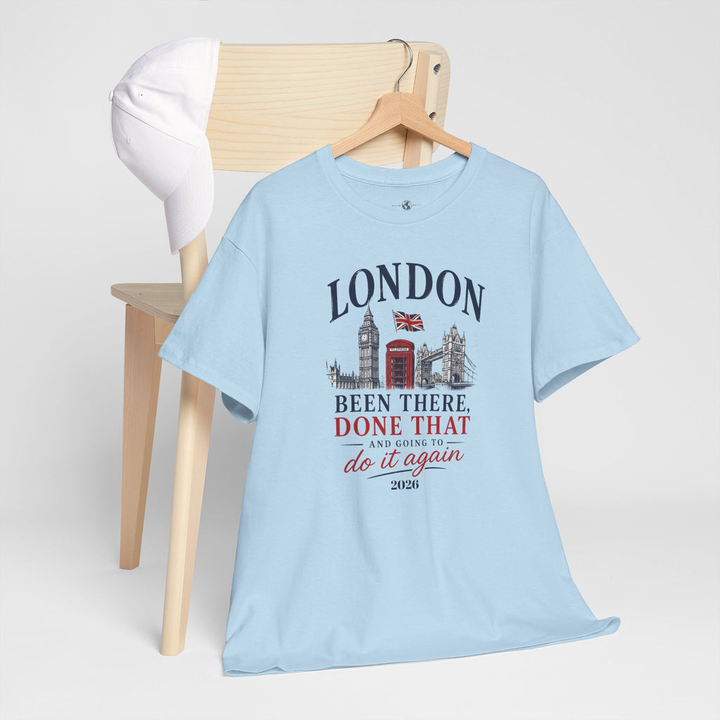 Funny London "Been There, Done That" Travel Souvenir Tee — Personalizion available