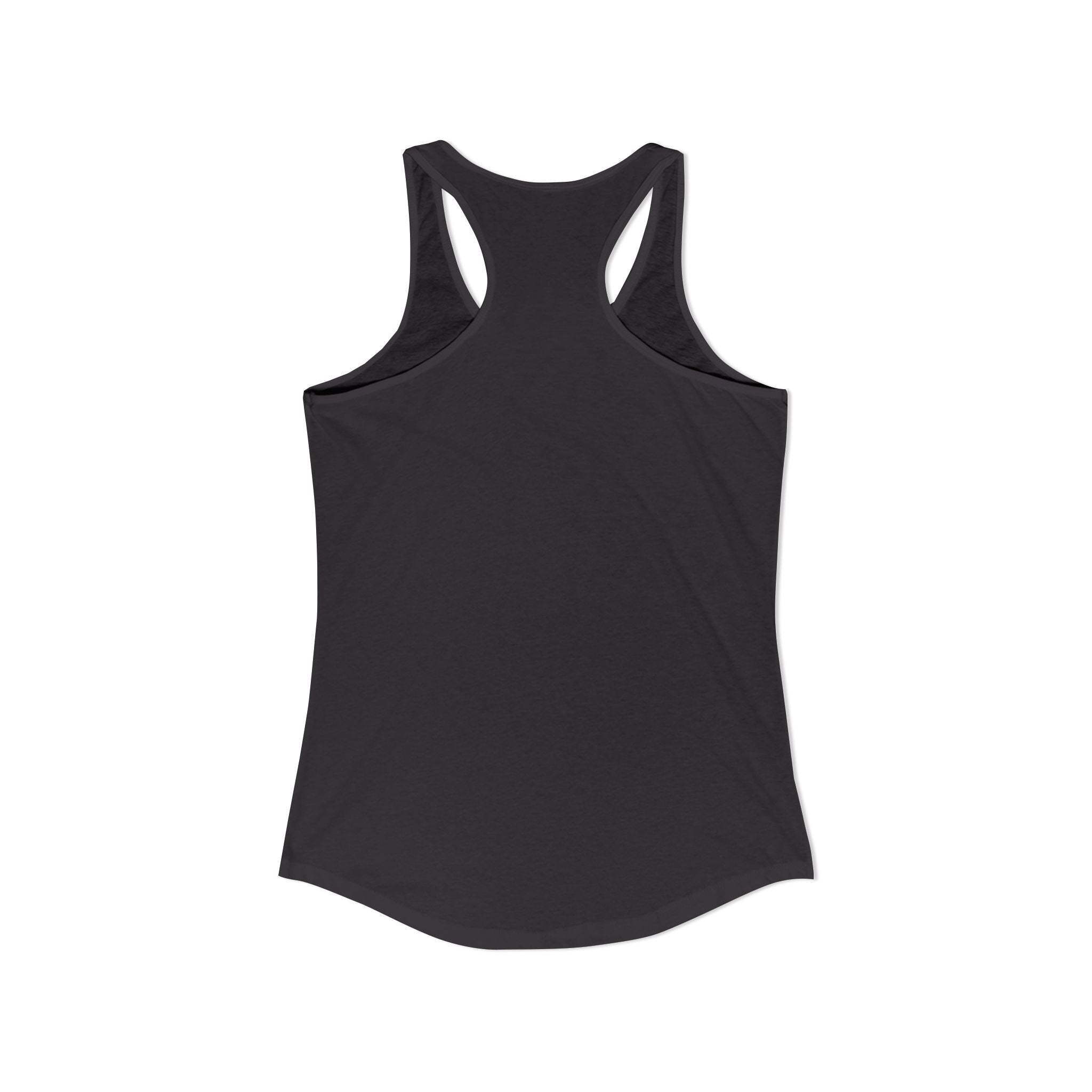 Island Vibes & Good Times Racerback Tank — Tropical Skull Graphic