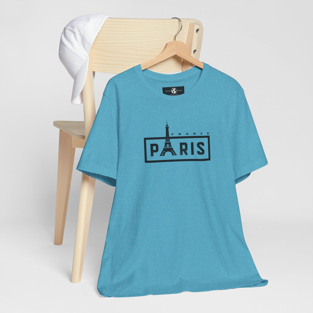 Paris Eiffel Tower Graphic Tee — Vintage Parisian Travel T‑Shirt