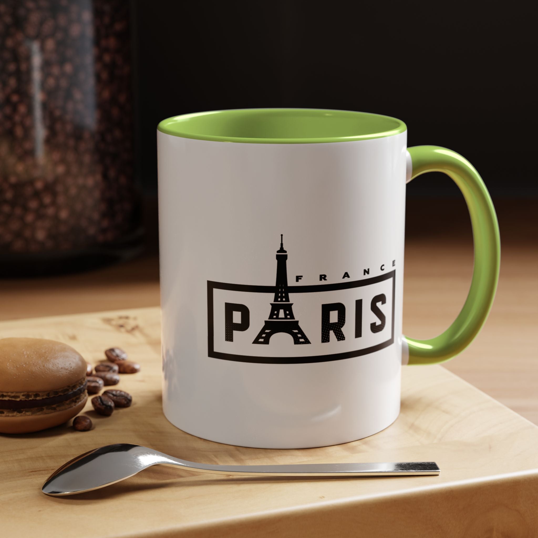Paris Eiffel Tower Accent Coffee Mug – France Travel Souvenir (11/15oz)