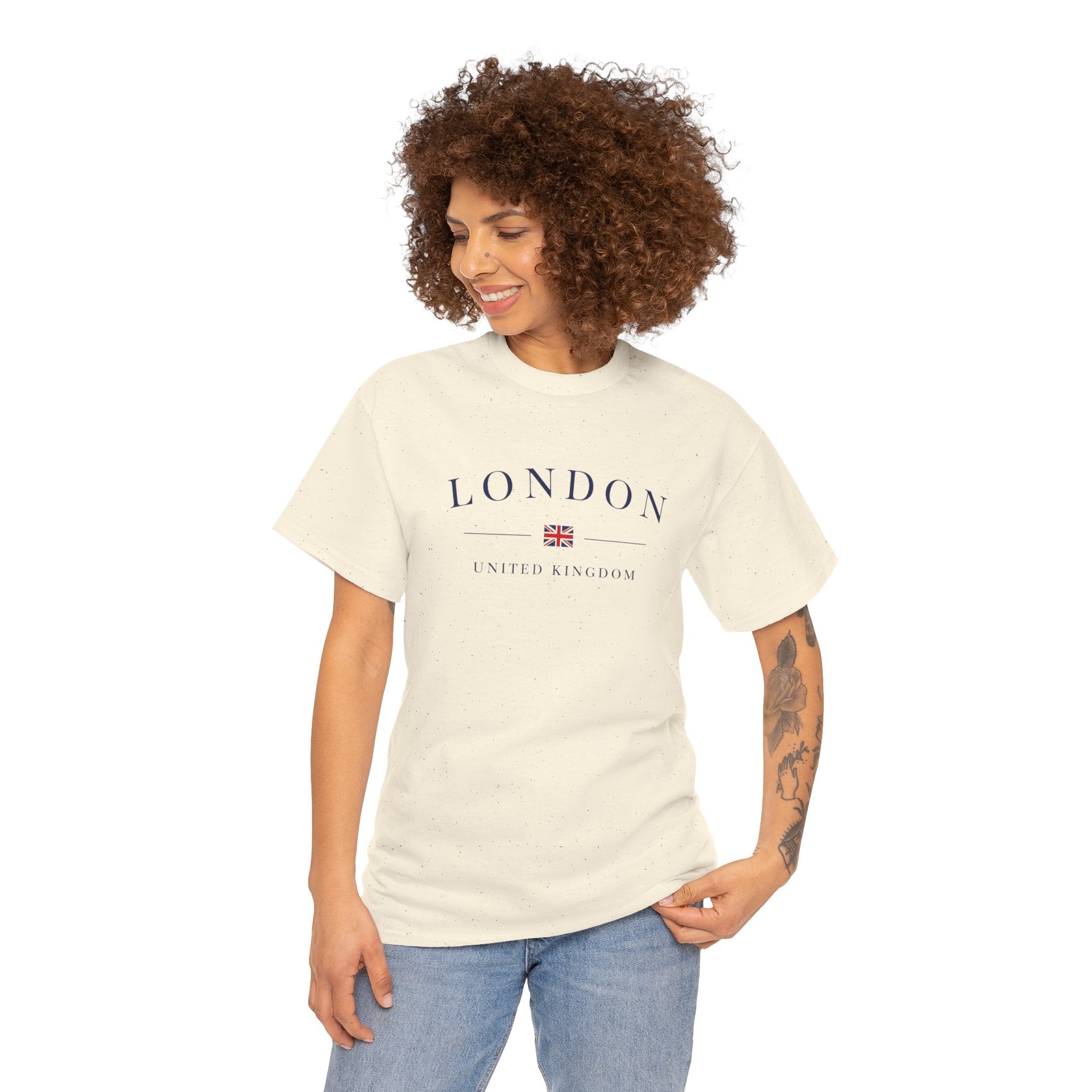 London Tee — Classic UK Flag Graphic Cotton T-Shirt