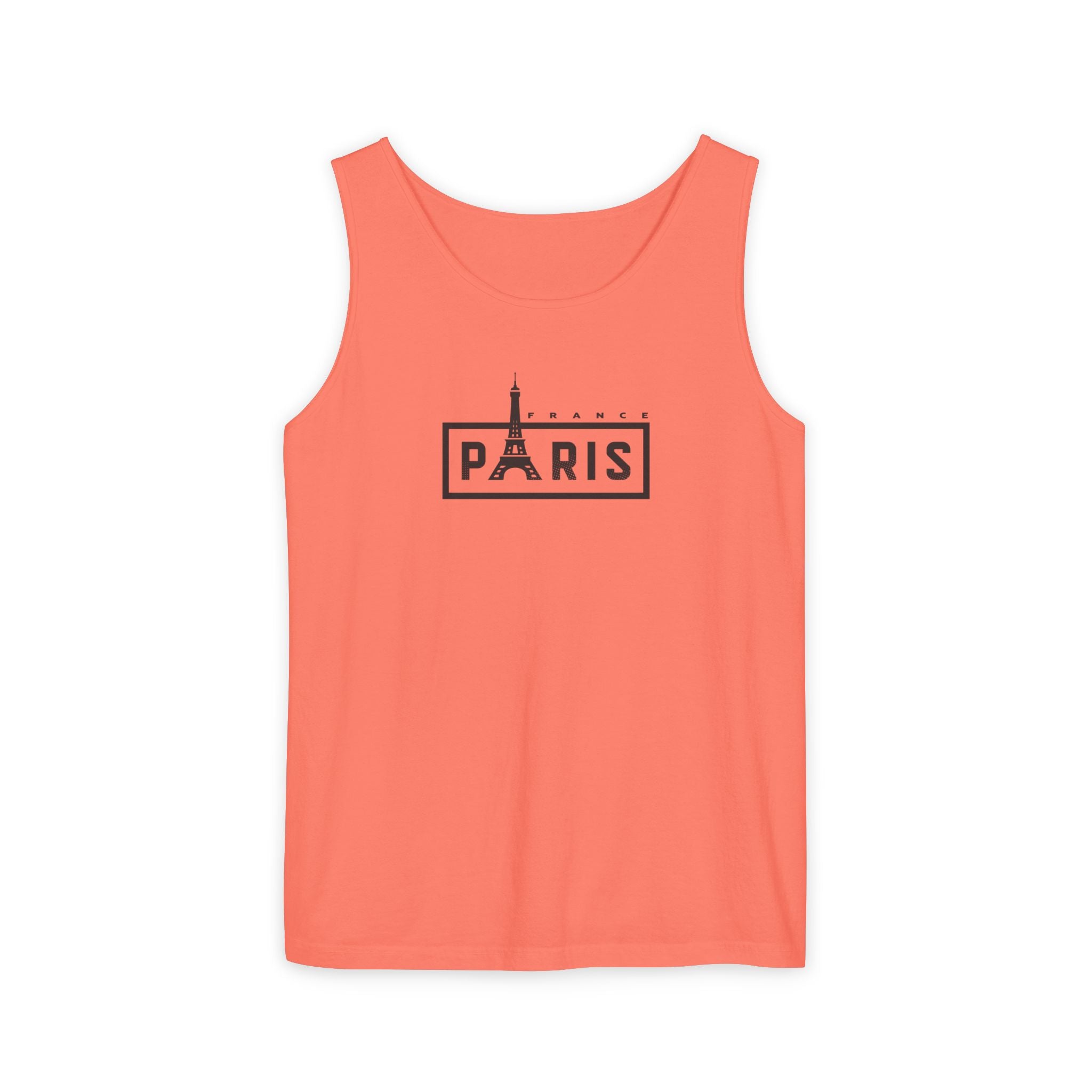 Paris Eiffel Tower Vintage Travel Tank Top — Retro French Graphic Tank