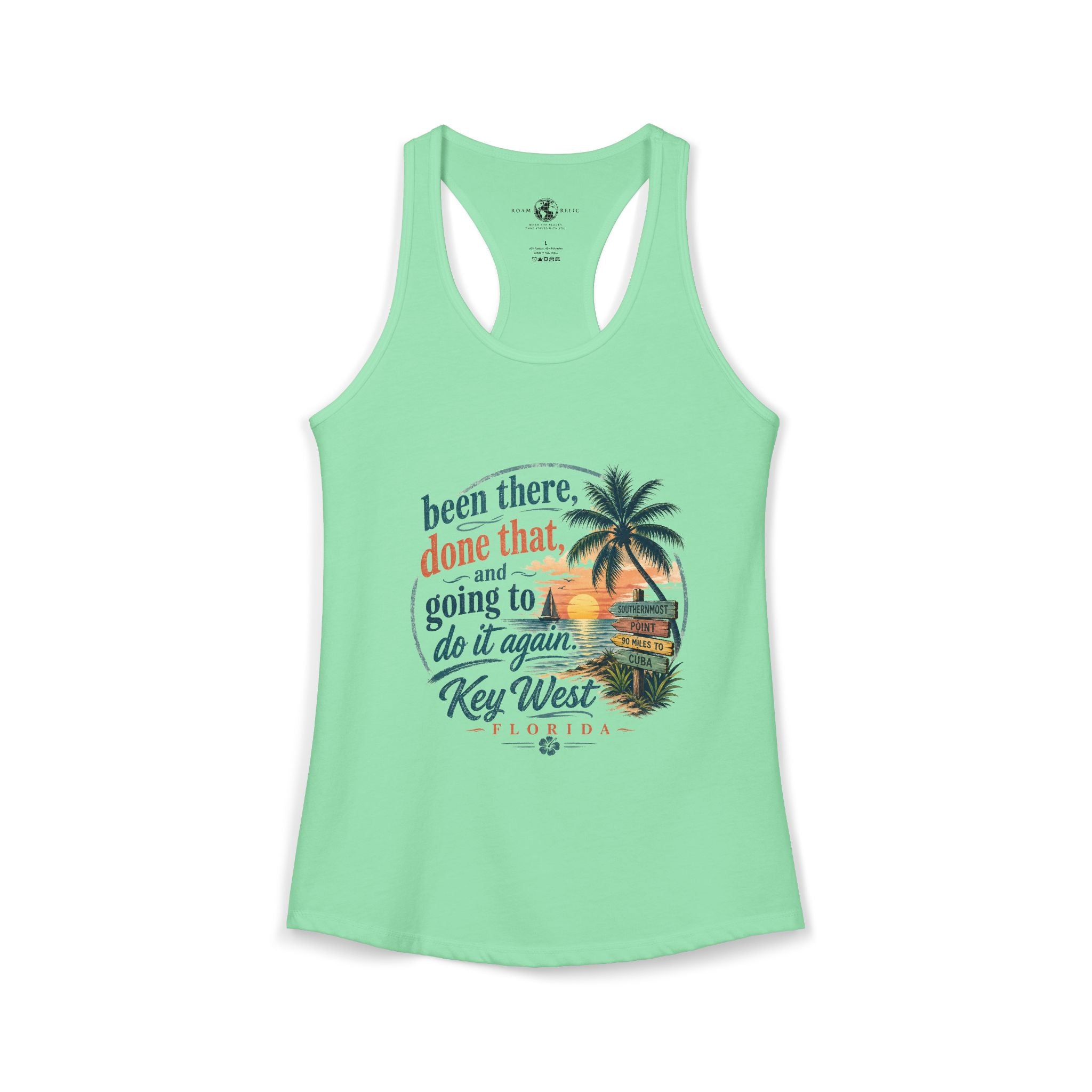 Key West "Been There, Done That" Women's Racerback Tank