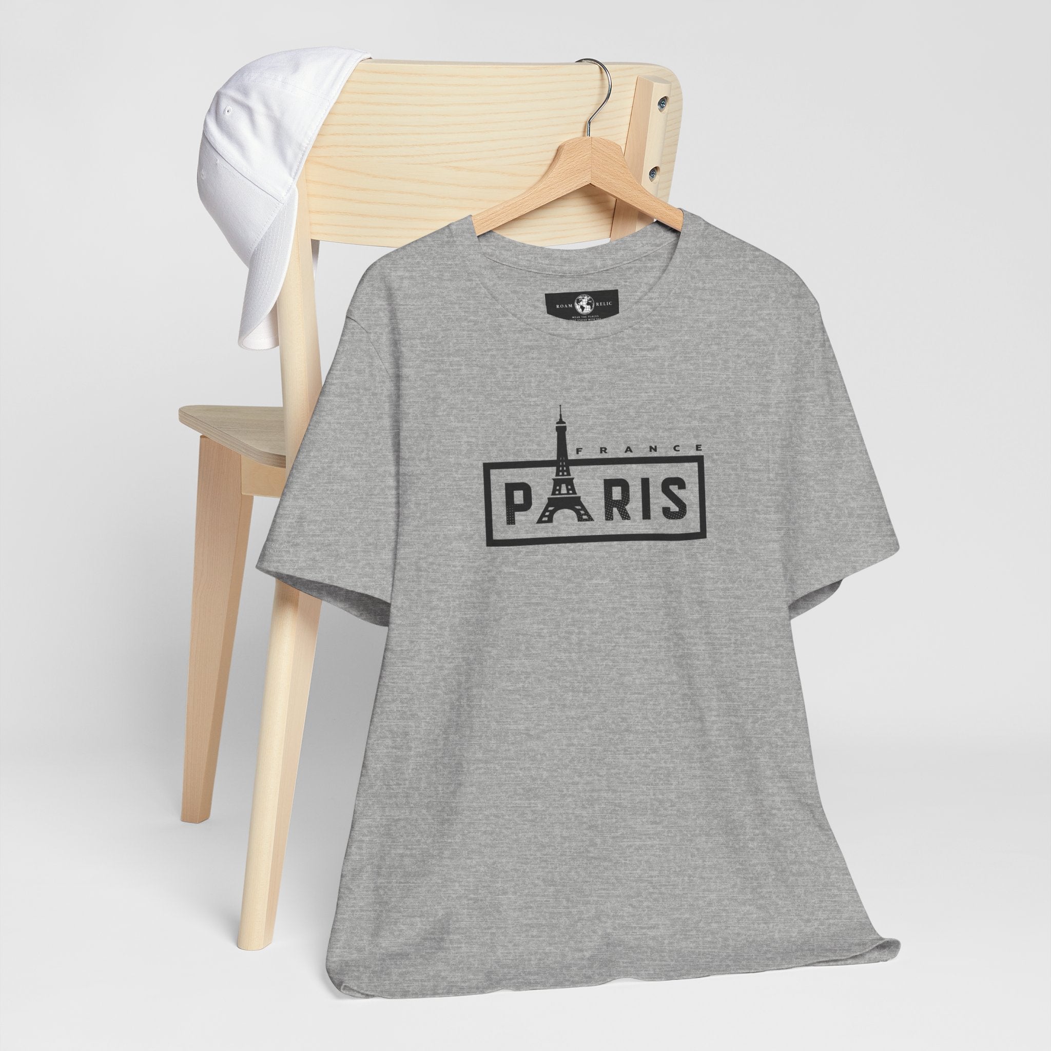 Paris Eiffel Tower Graphic Tee — Vintage Parisian Travel T‑Shirt