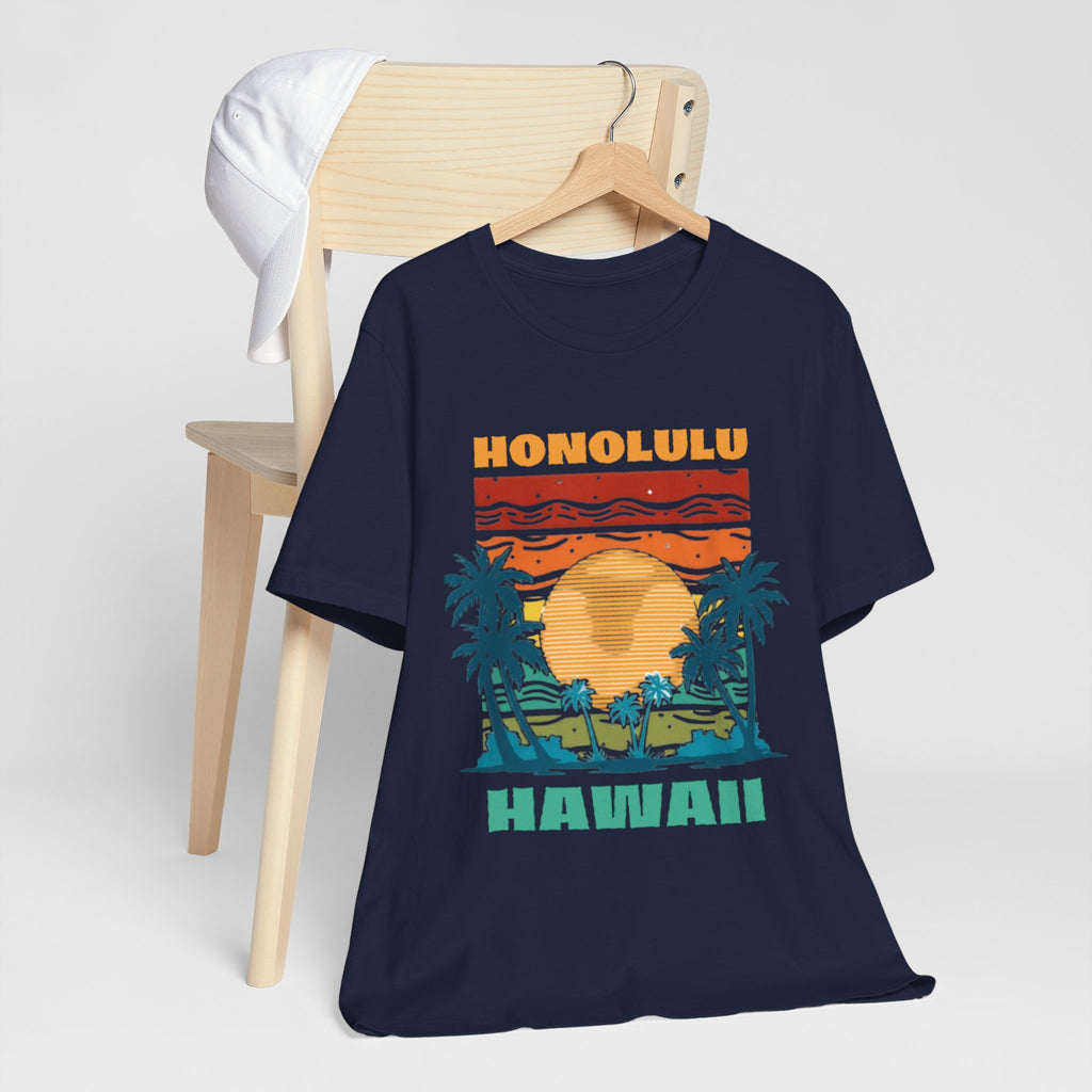 Honolulu Hawaii Vintage Sunset T-Shirt