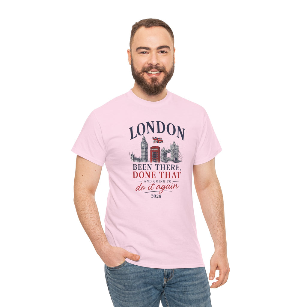 Funny London "Been There, Done That" Travel Souvenir Tee — Personalizion available