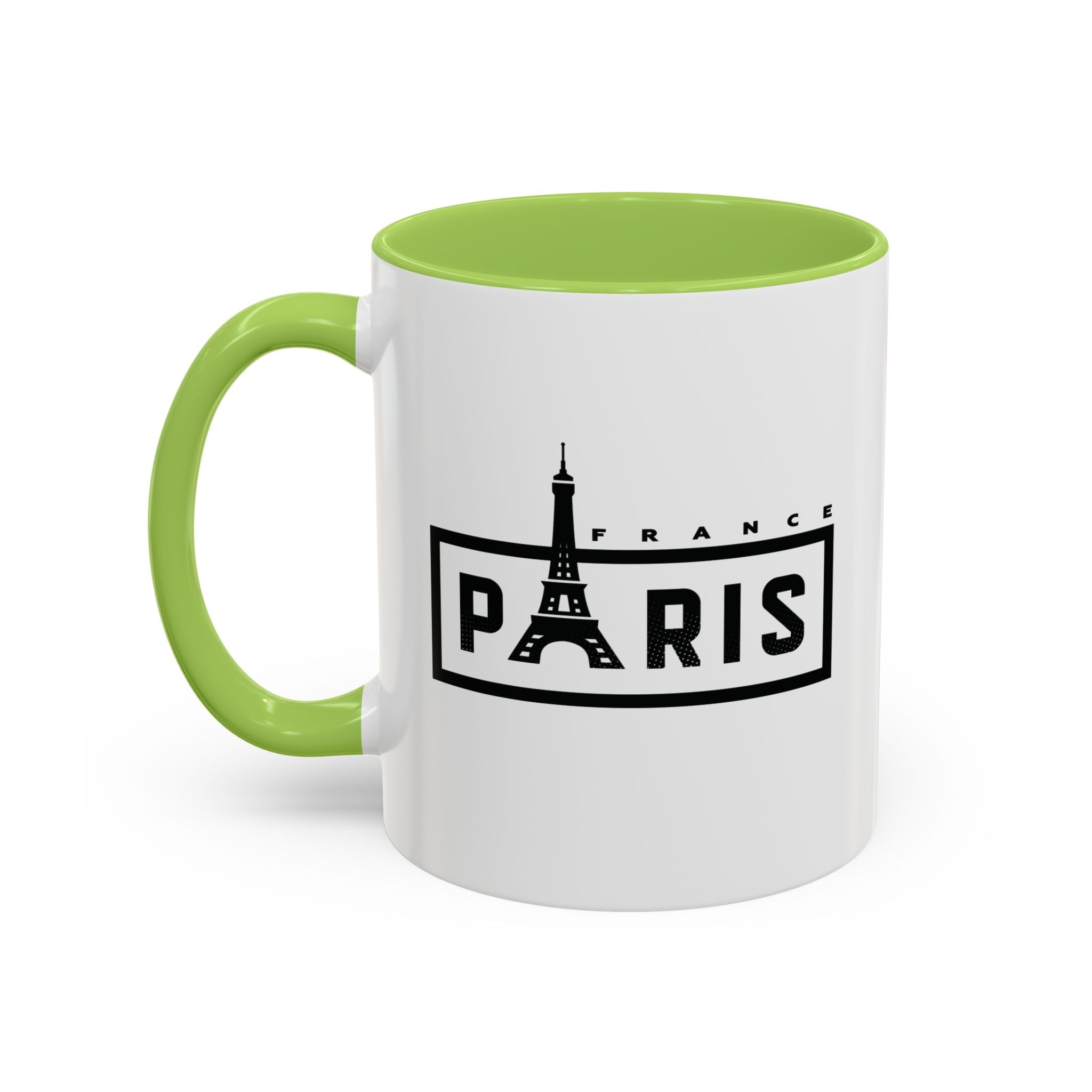 Paris Eiffel Tower Accent Coffee Mug – France Travel Souvenir (11/15oz)