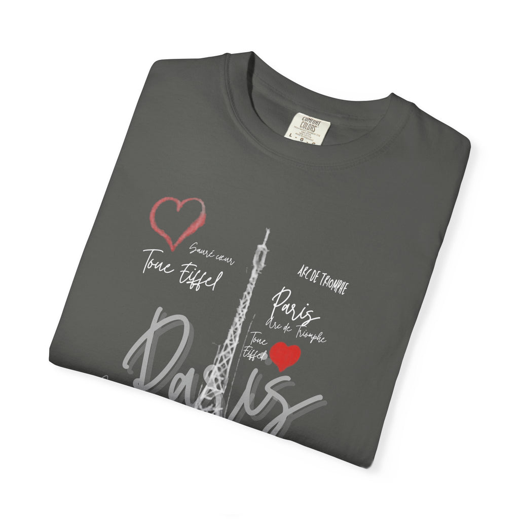Paris Eiffel Tower T-Shirt — Romantic Heart Travel Tee