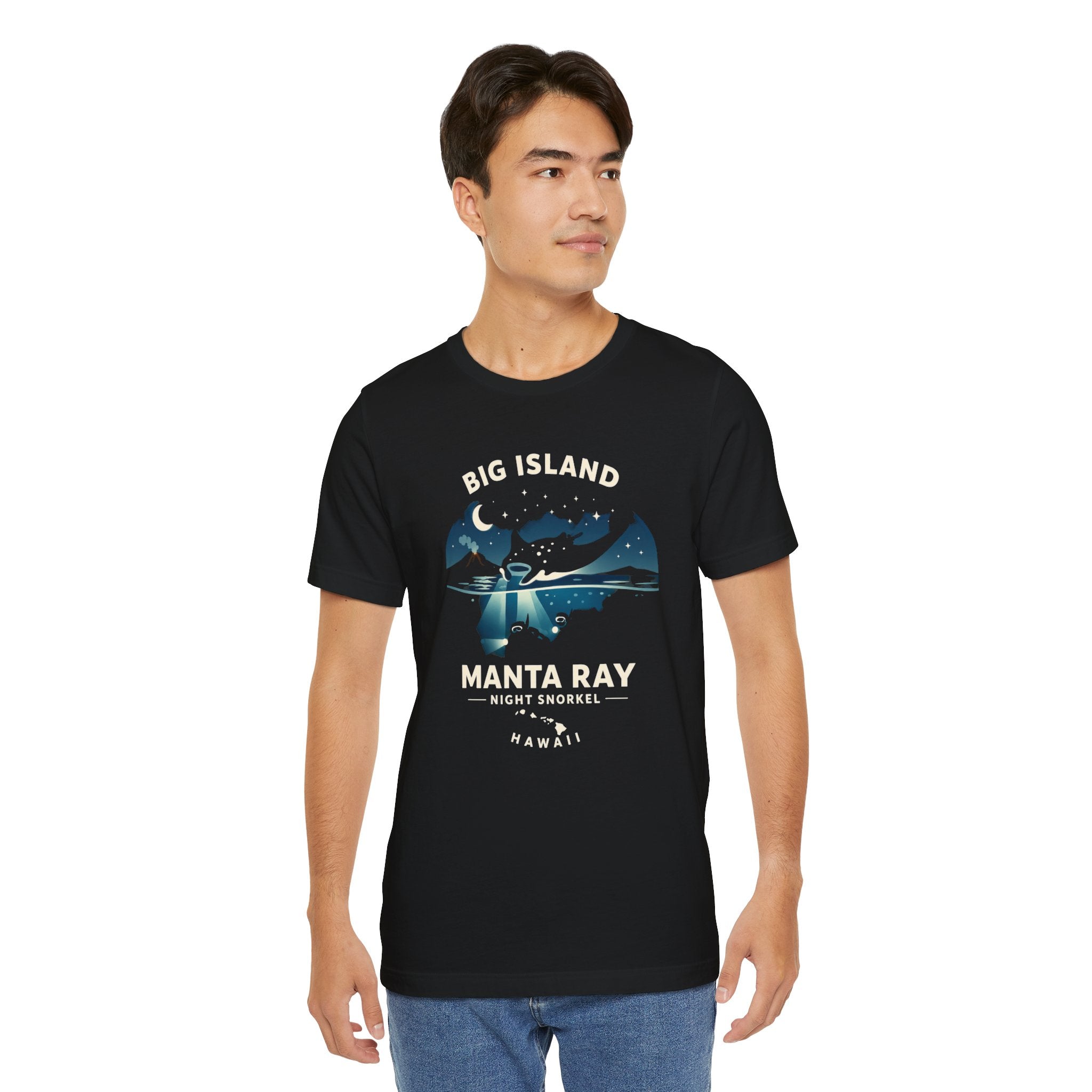 Manta Ray Night Snorkel Tee — Big Island Hawaii Adventure Souvenir