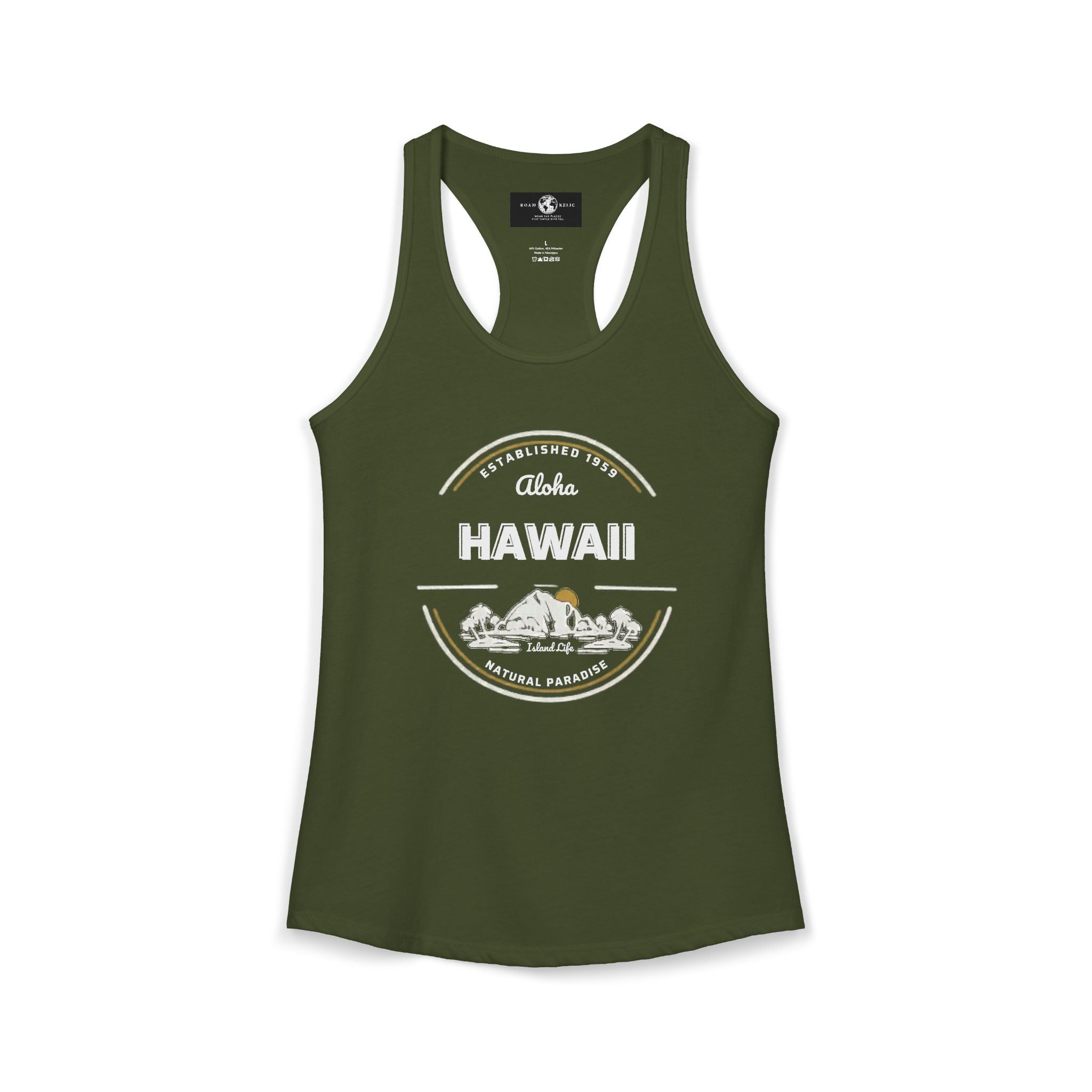 Hawaii Aloha Party Women's Racerback Tank