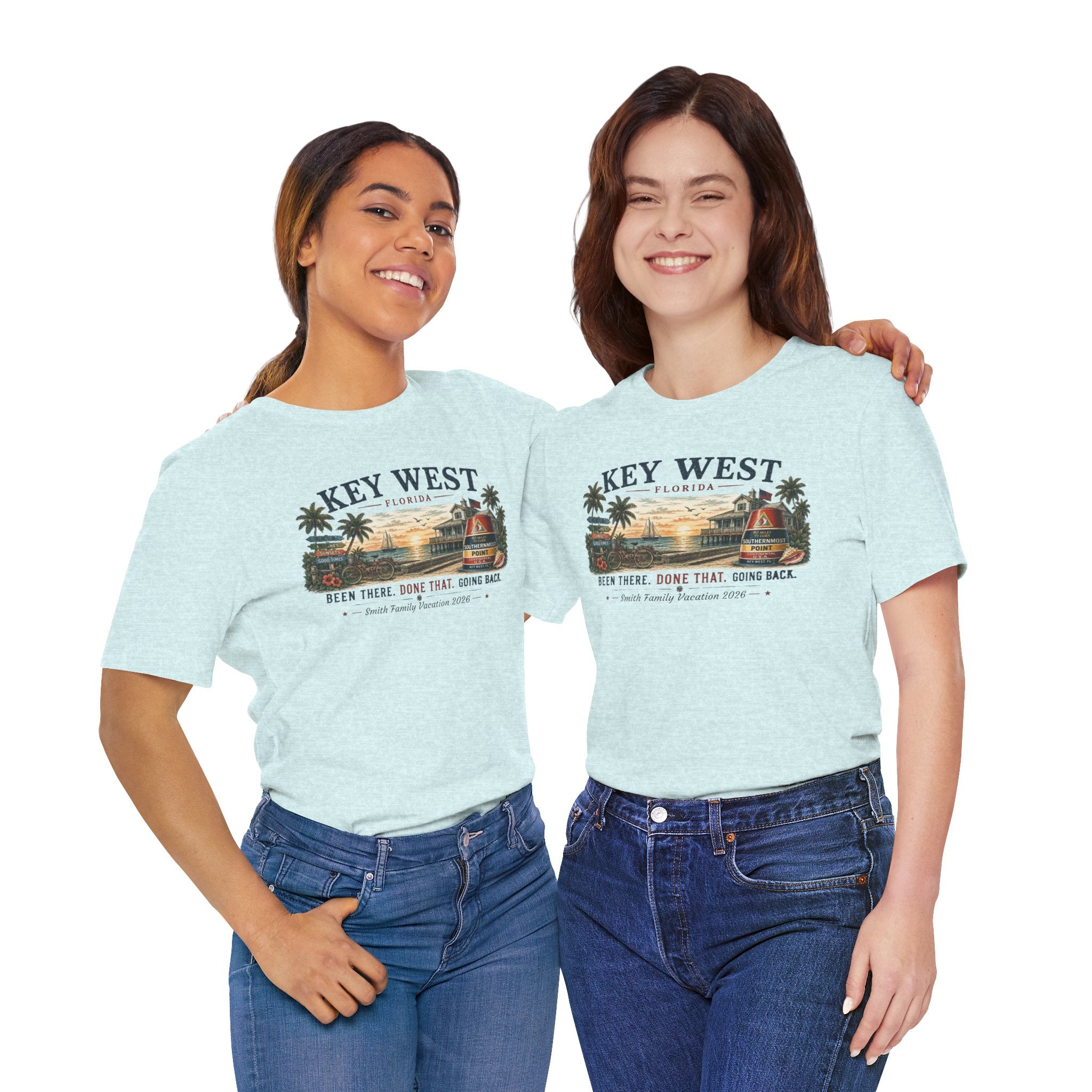 Key West Family Vacation T-Shirt — Custom Family Trip Tee