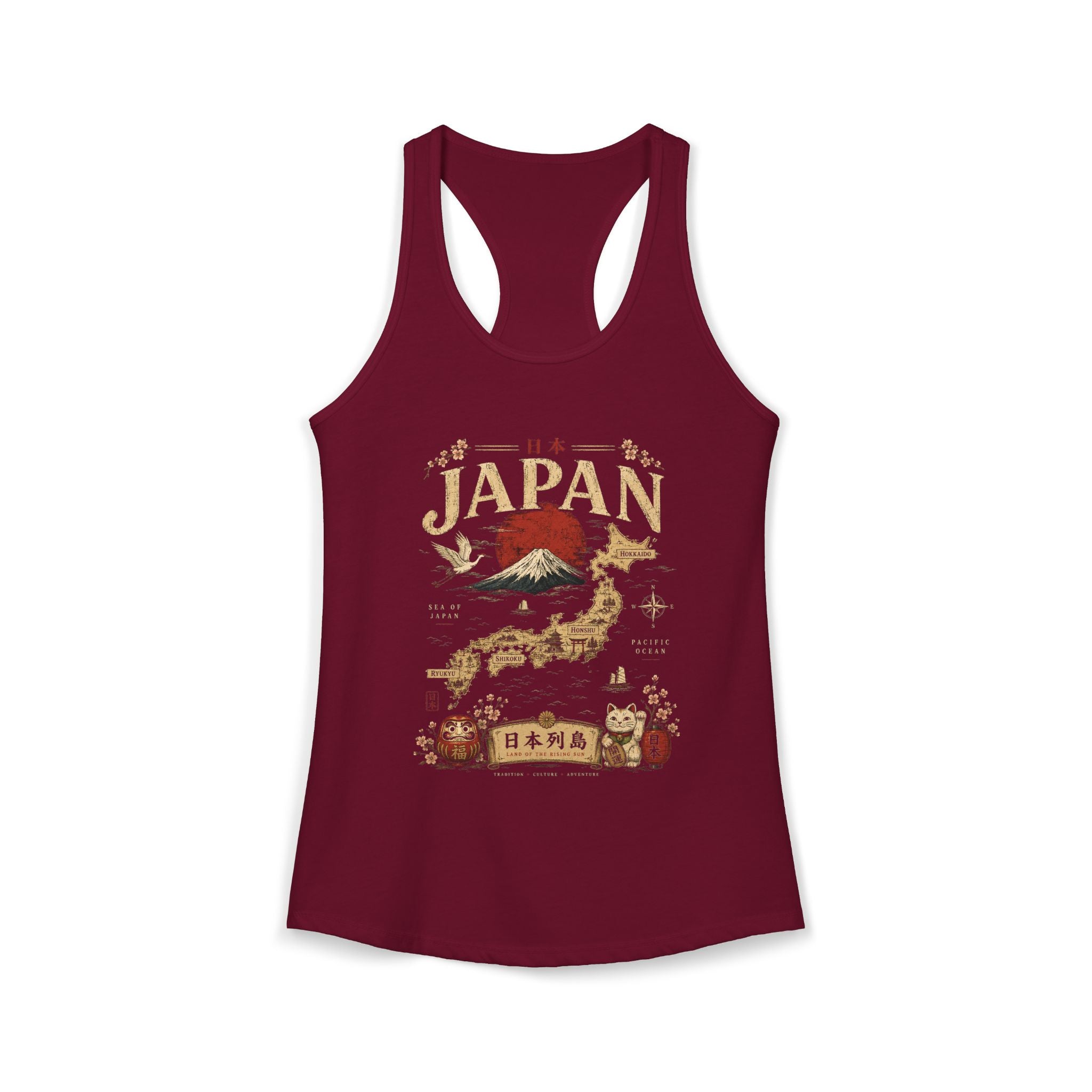 Vintage Japan Racerback Tank — Women's Japan Graphic Tank