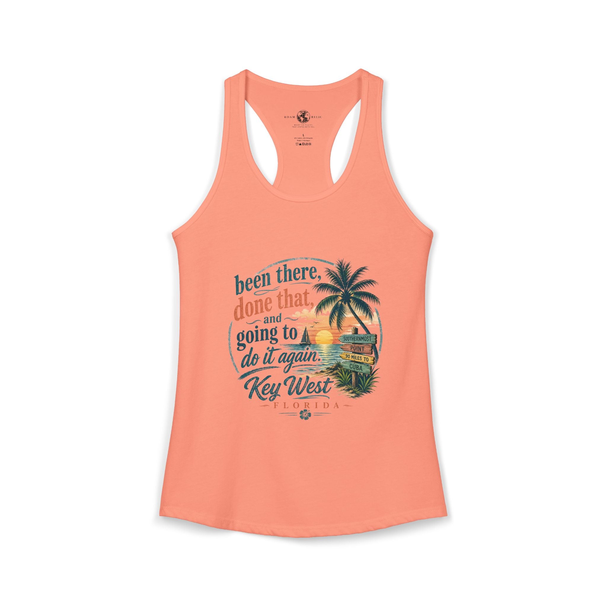 Key West "Been There, Done That" Women's Racerback Tank