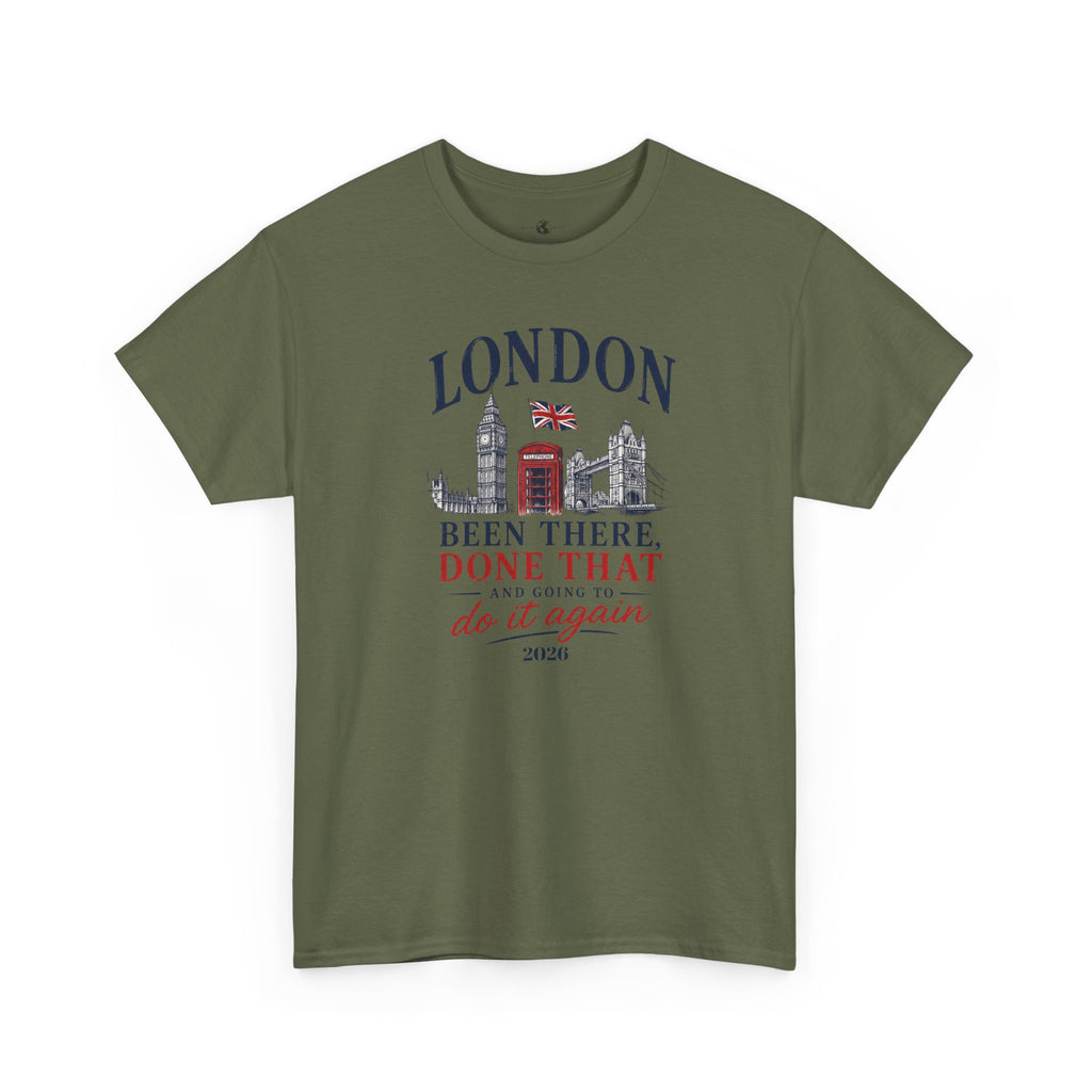 Funny London "Been There, Done That" Travel Souvenir Tee — Personalizion available