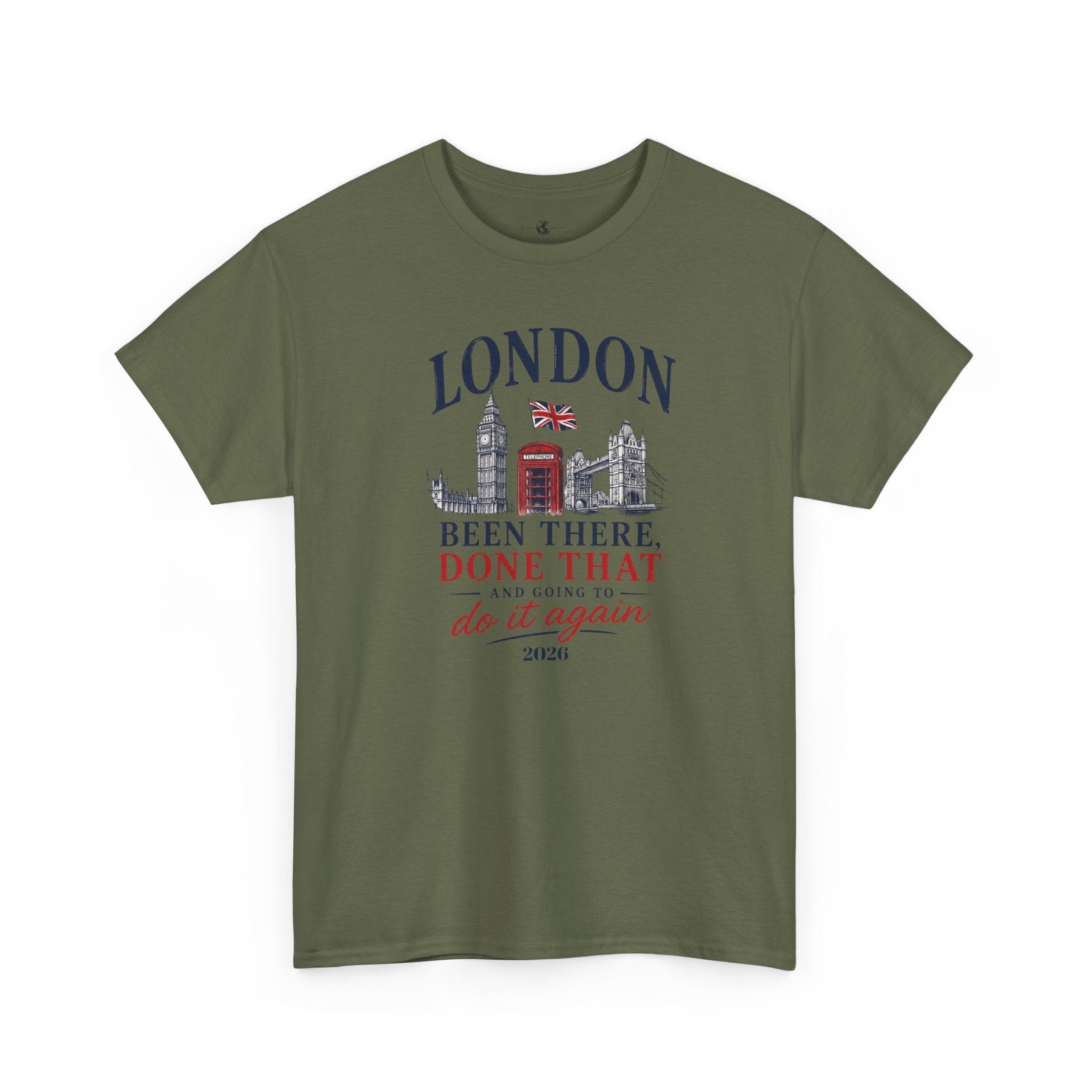 Funny London "Been There, Done That" Travel Souvenir Tee — Personalizion available