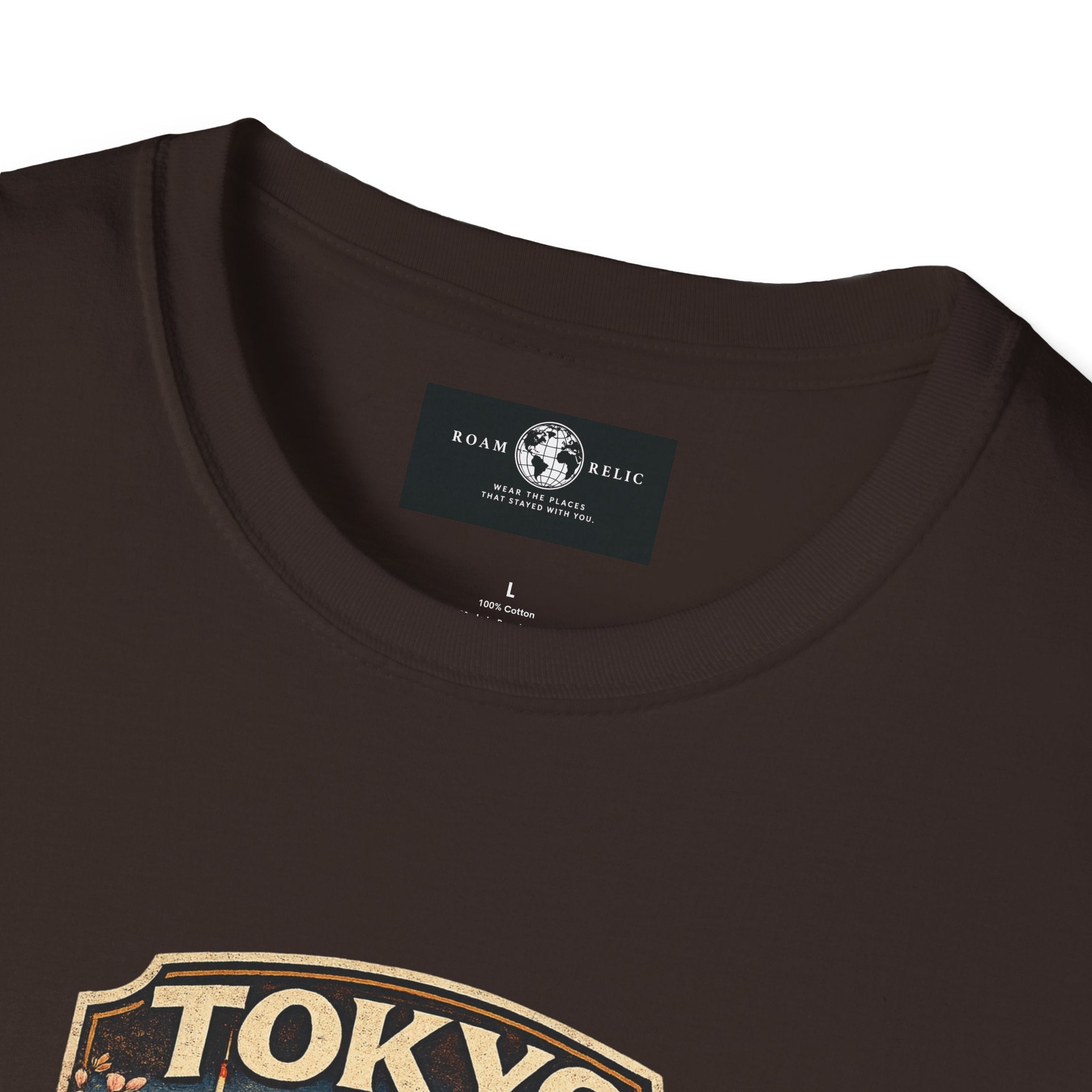 Tokyo Japan Vintage Badge T-Shirt — Mt. Fuji & Pagoda Travel Souvenir Tee
