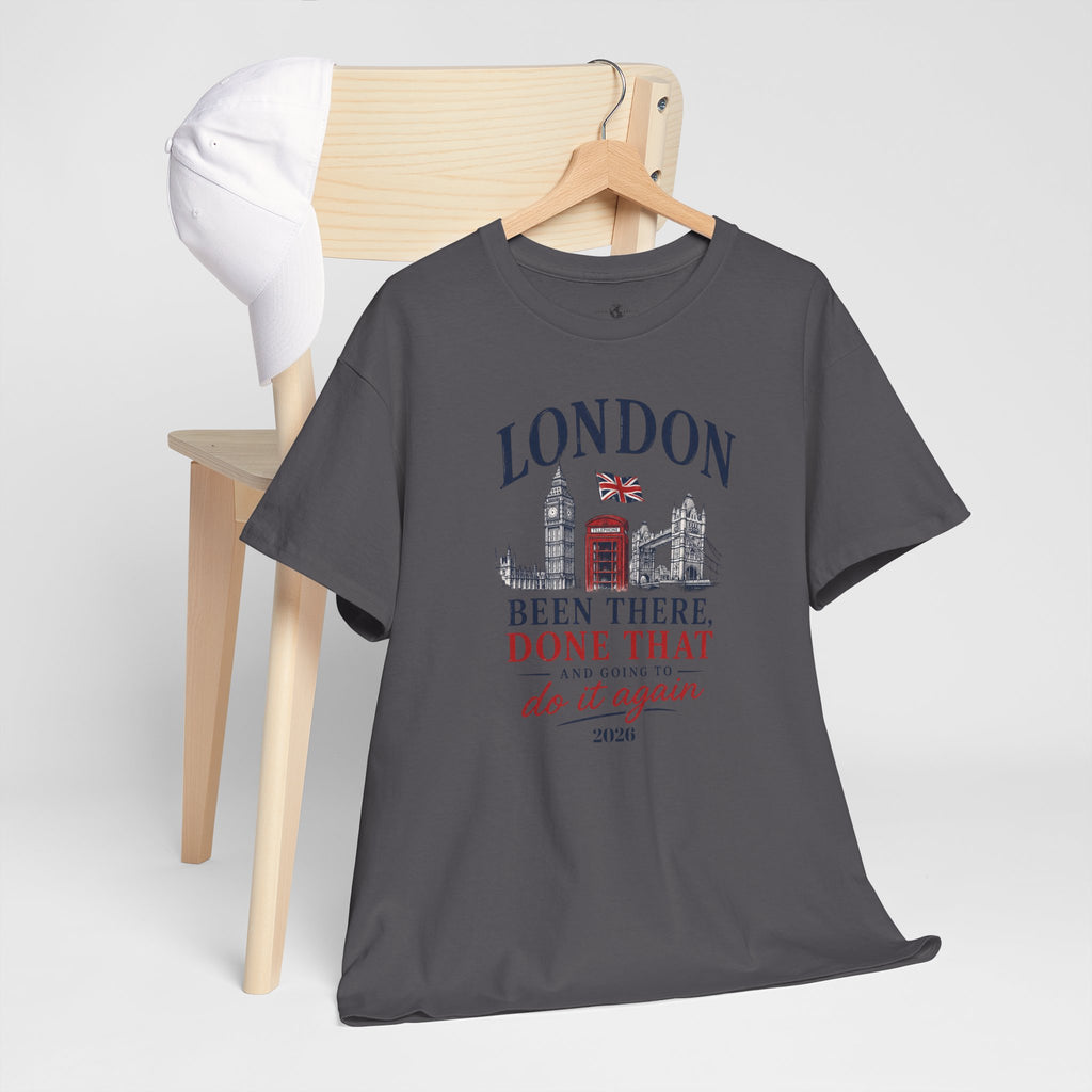 Funny London "Been There, Done That" Travel Souvenir Tee — Personalizion available