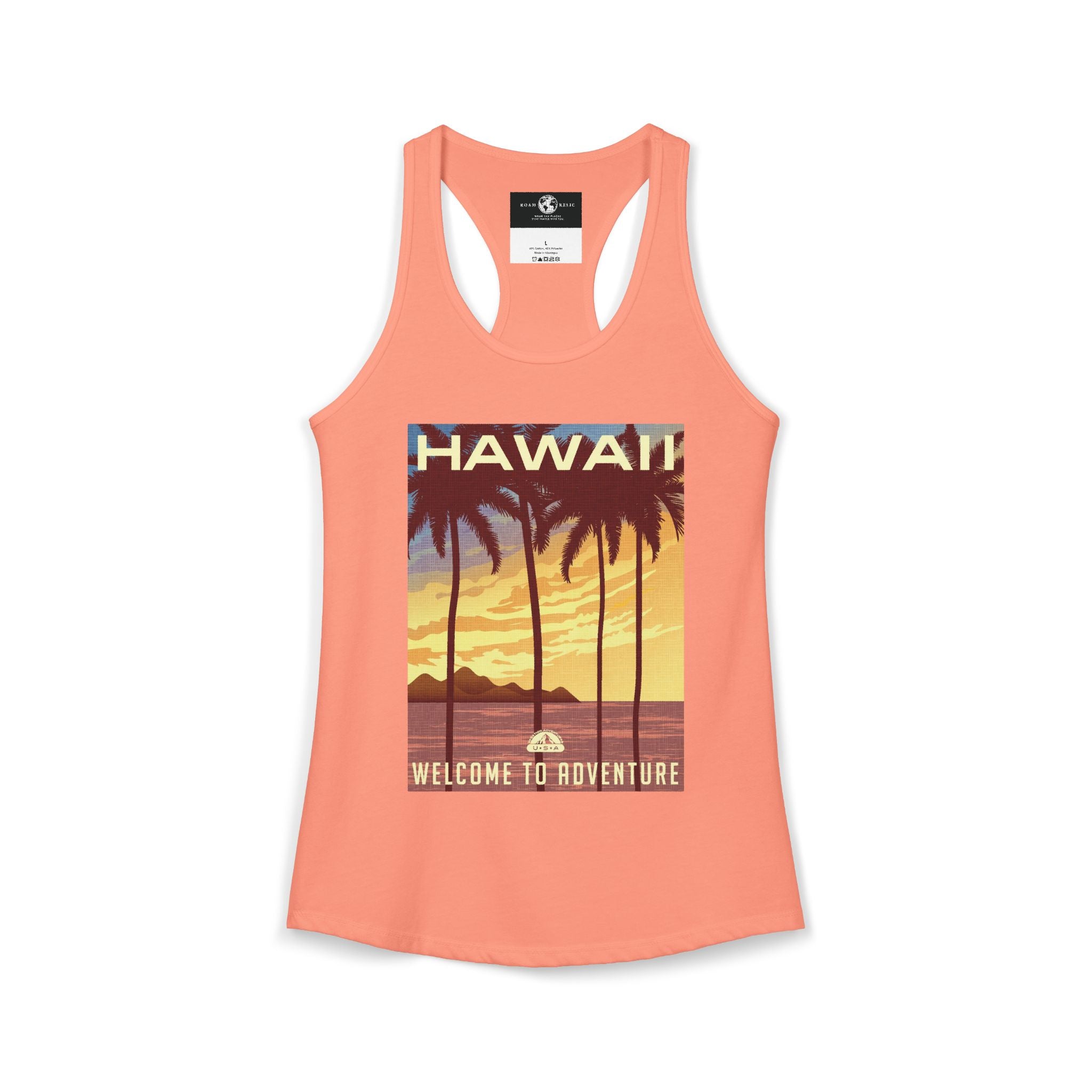 Hawaii Adventure Women's Racerback Tank Top