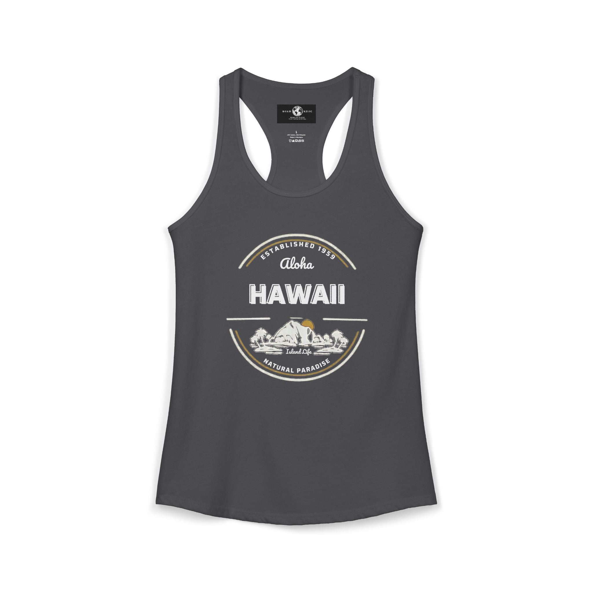 Hawaii Aloha Party Women's Racerback Tank