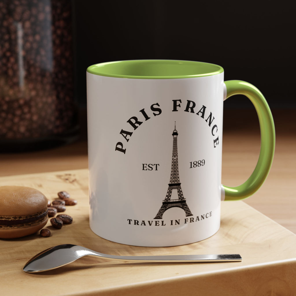 Paris France Eiffel Tower Coffee Mug – Travel Souvenir Accent Mug (11/15oz)