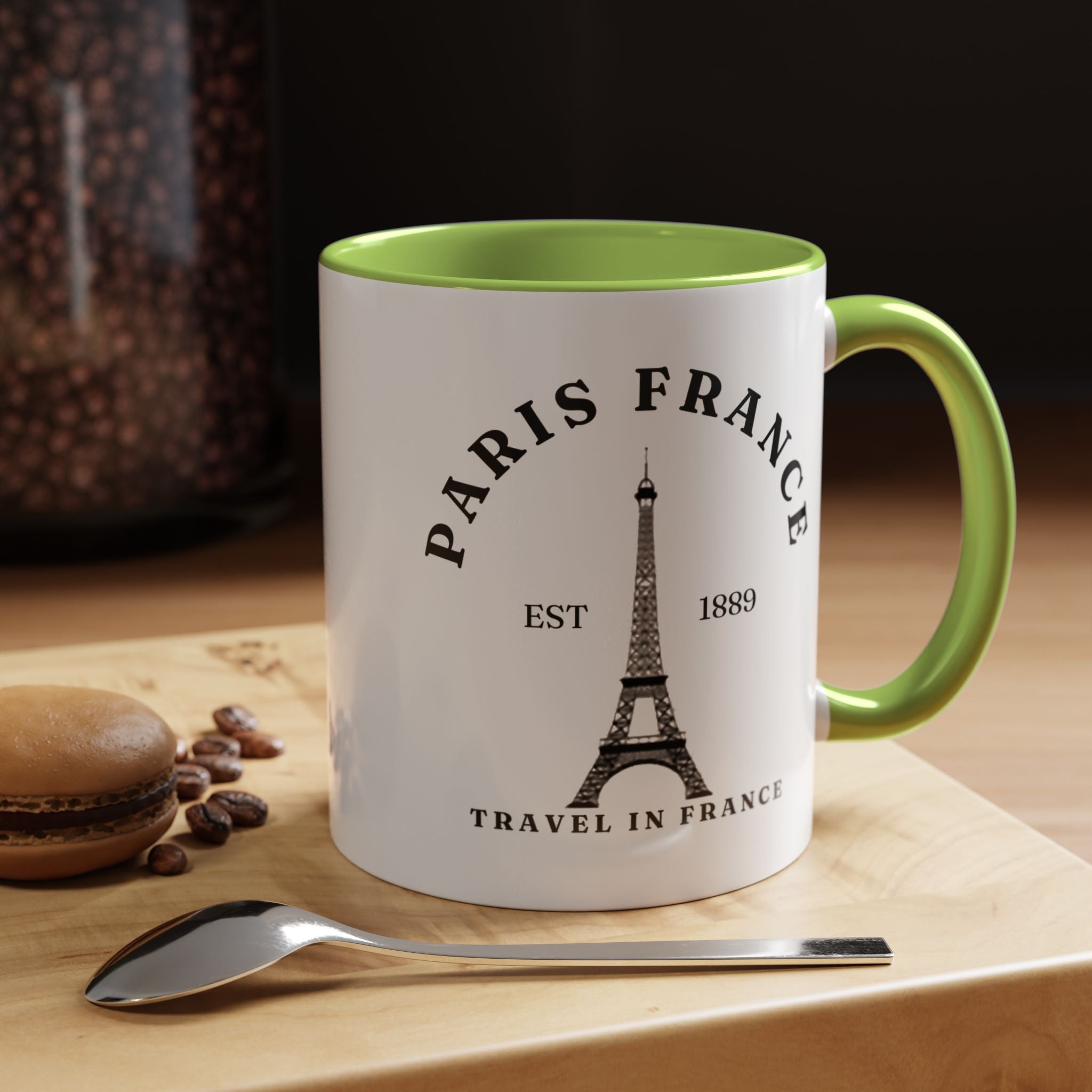 Paris France Eiffel Tower Coffee Mug – Travel Souvenir Accent Mug (11/15oz)