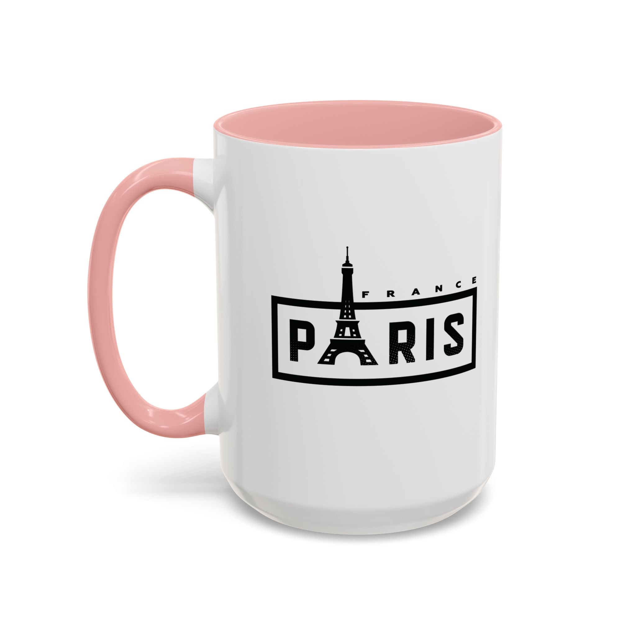 Paris Eiffel Tower Accent Coffee Mug – France Travel Souvenir (11/15oz)