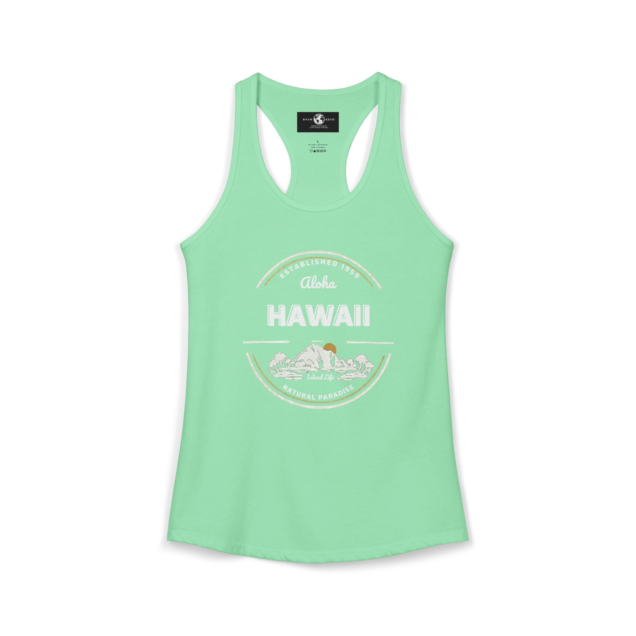 Hawaii Aloha Party Women's Racerback Tank