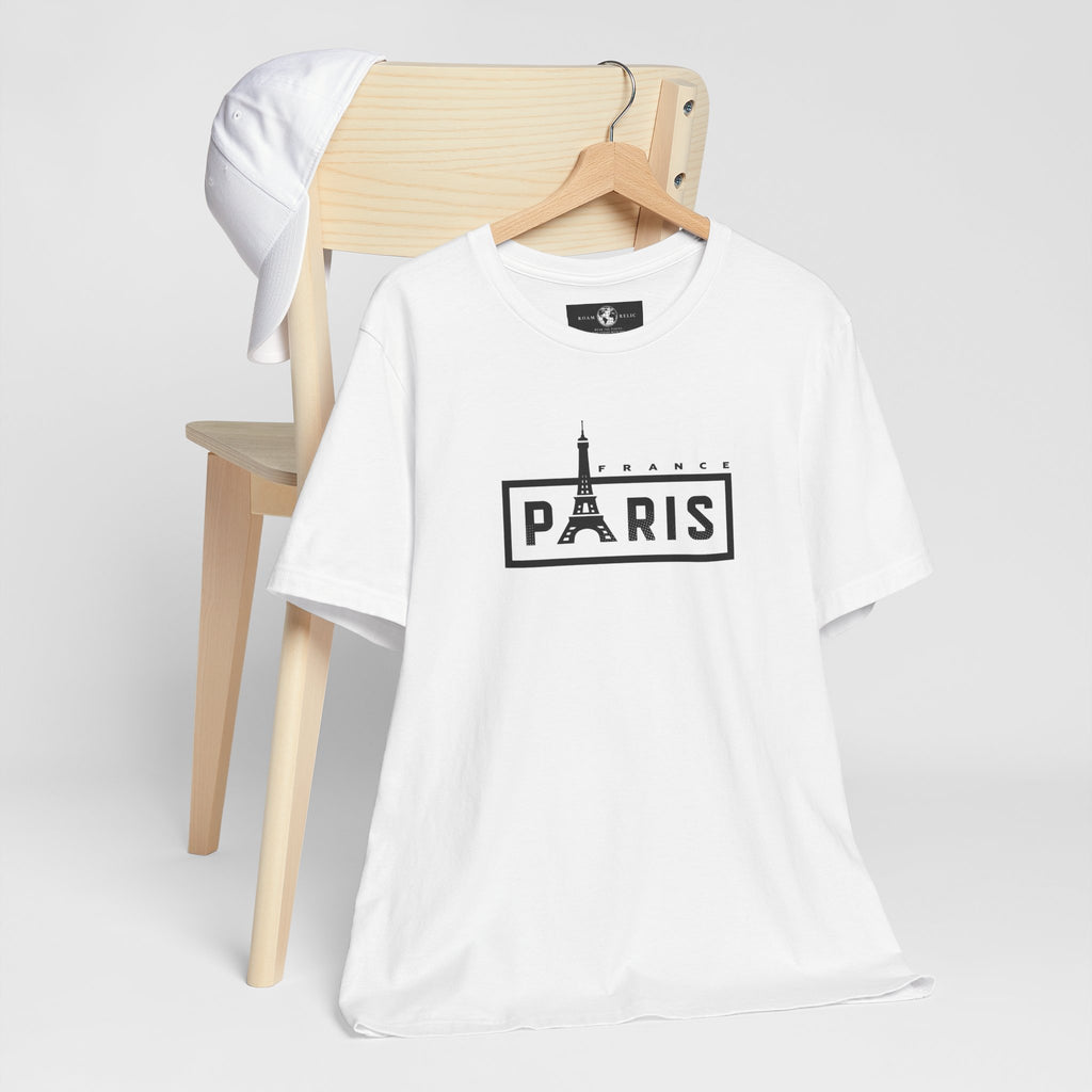 Paris Eiffel Tower Graphic Tee — Vintage Parisian Travel T‑Shirt