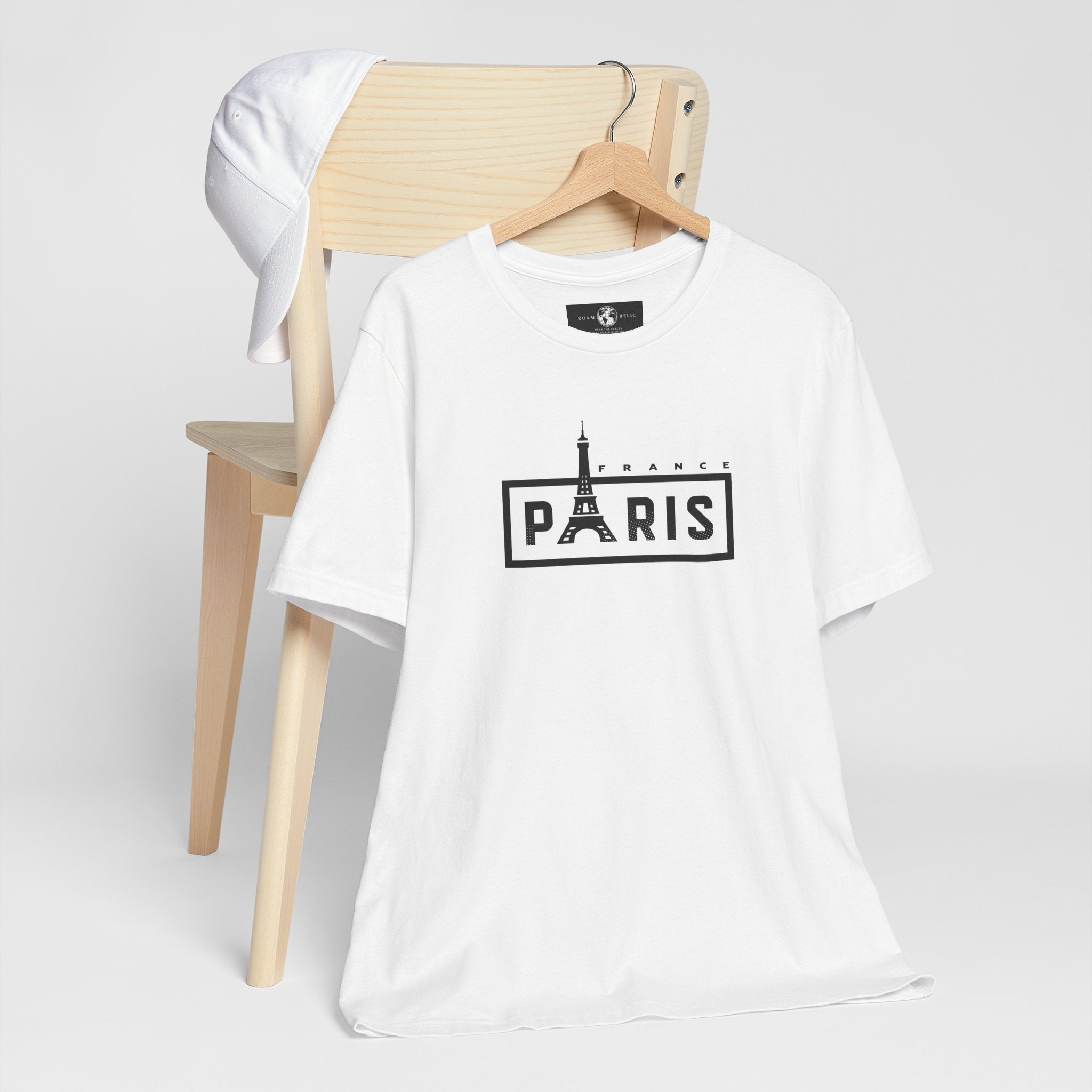 Paris Eiffel Tower Graphic Tee — Vintage Parisian Travel T‑Shirt