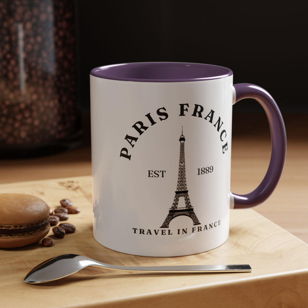 Paris France Eiffel Tower Coffee Mug – Travel Souvenir Accent Mug (11/15oz)