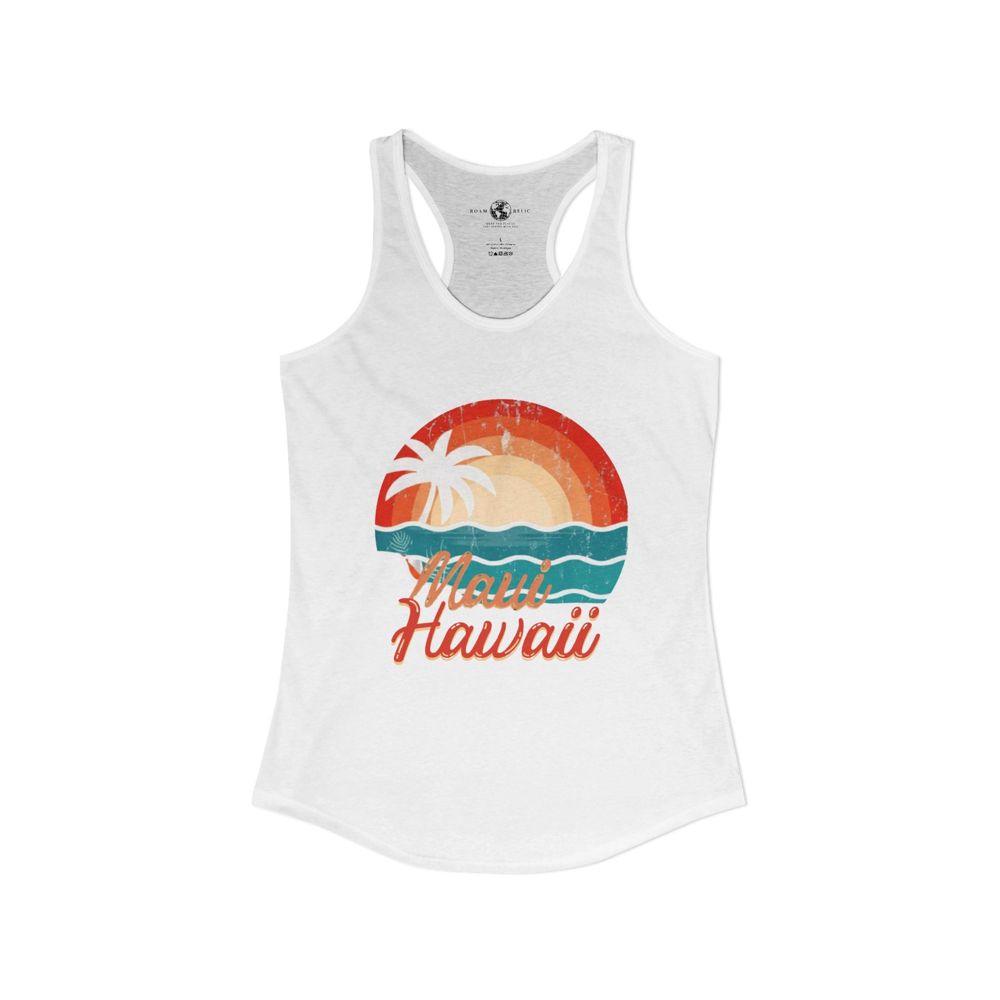 Maui Hawaii Women's Racerback Tank – Tropical Island Graphic