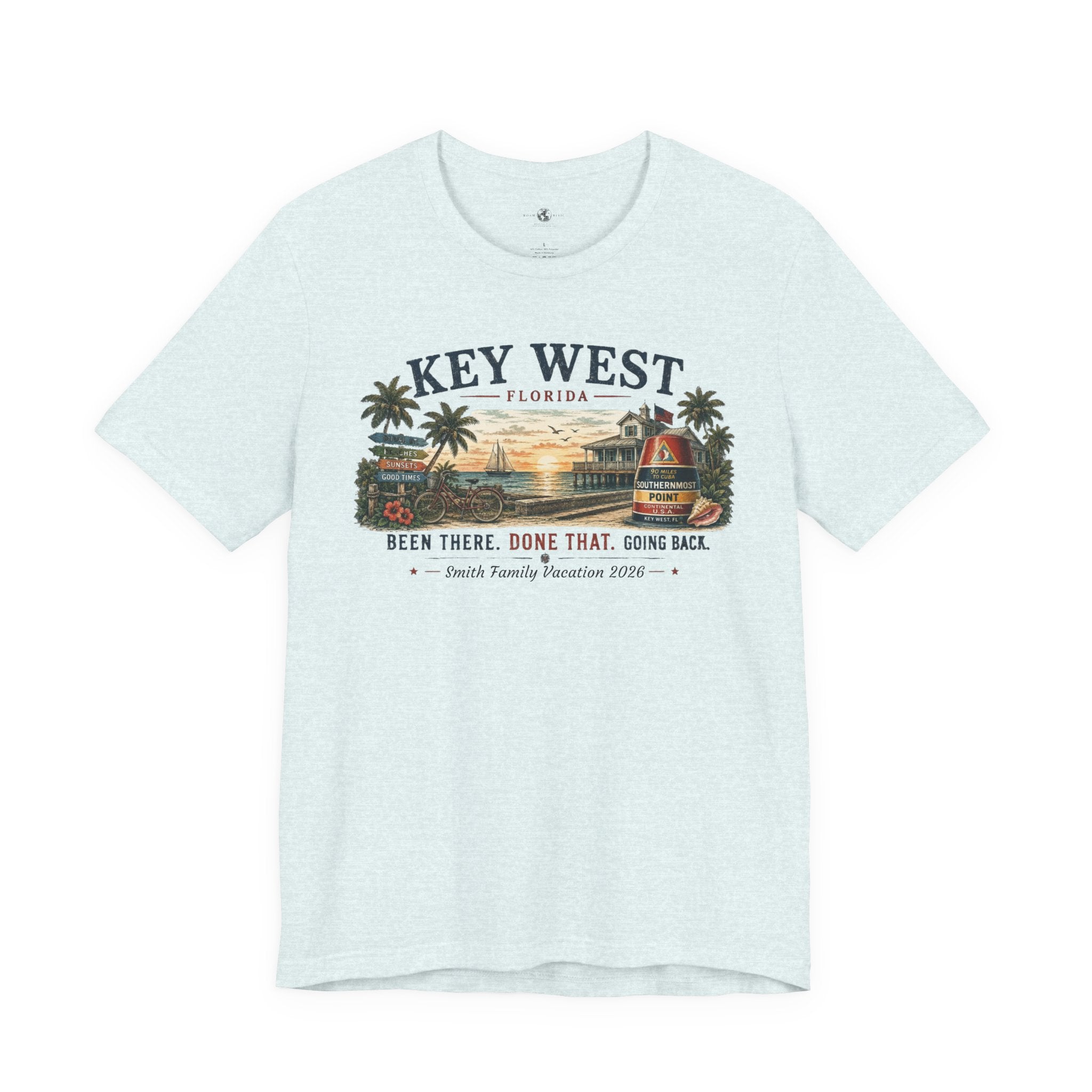 Key West Family Vacation T-Shirt — Custom Family Trip Tee