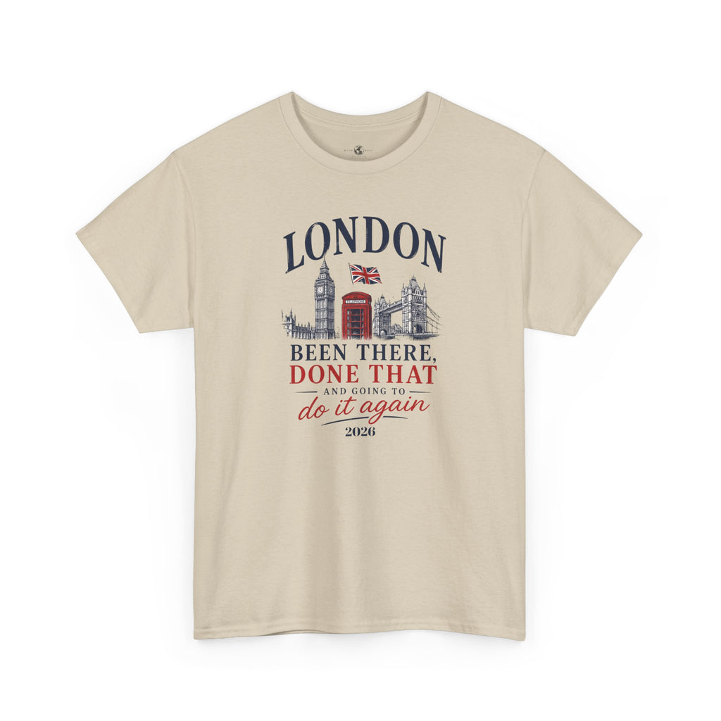 Funny London "Been There, Done That" Travel Souvenir Tee — Personalizion available