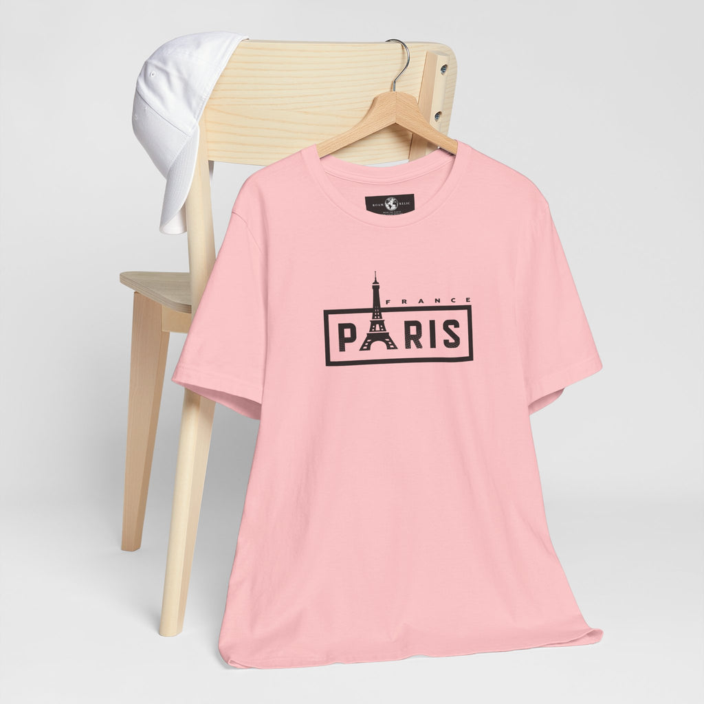 Paris Eiffel Tower Graphic Tee — Vintage Parisian Travel T‑Shirt