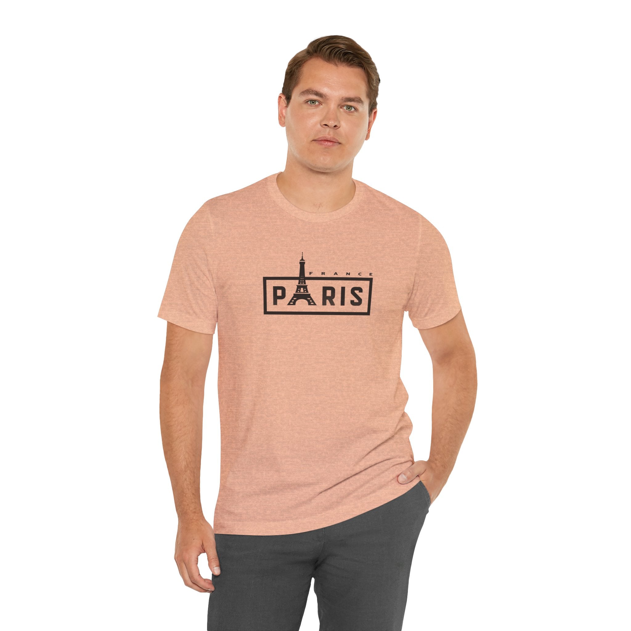 Paris Eiffel Tower Graphic Tee — Vintage Parisian Travel T‑Shirt