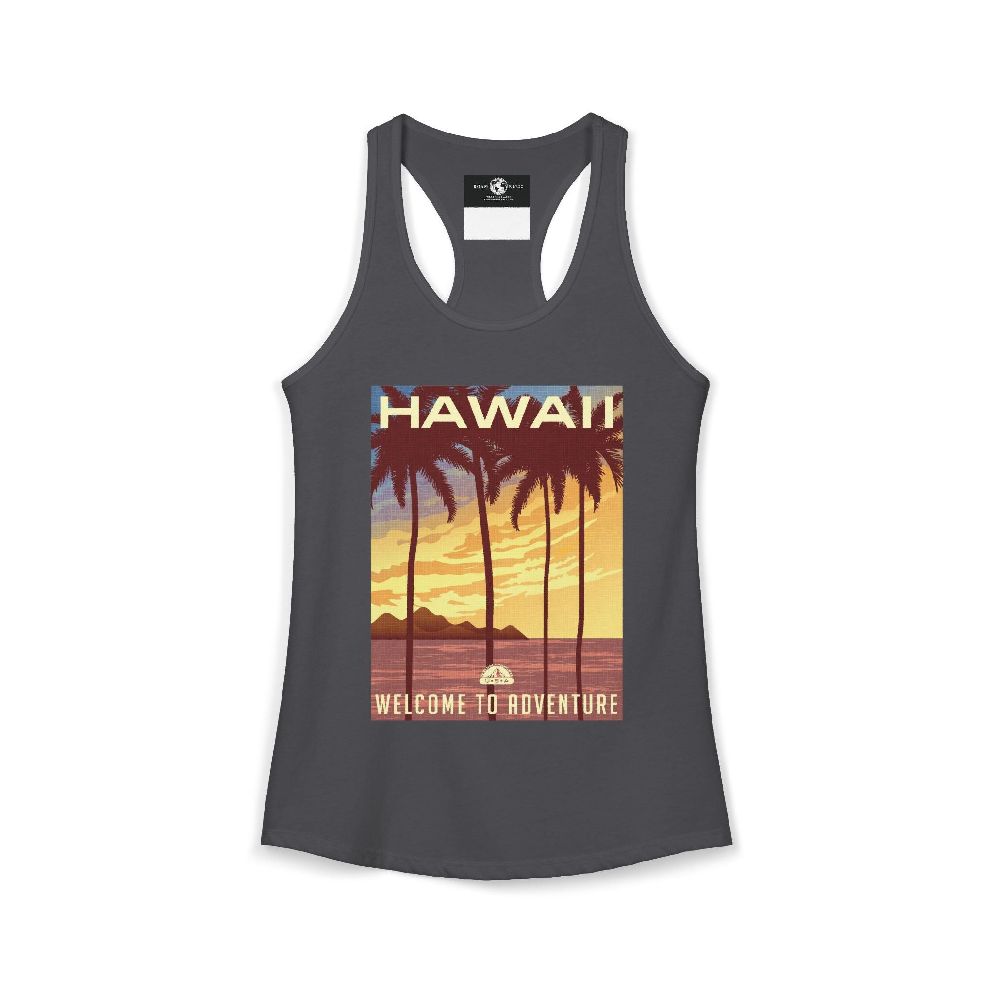 Hawaii Adventure Women's Racerback Tank Top