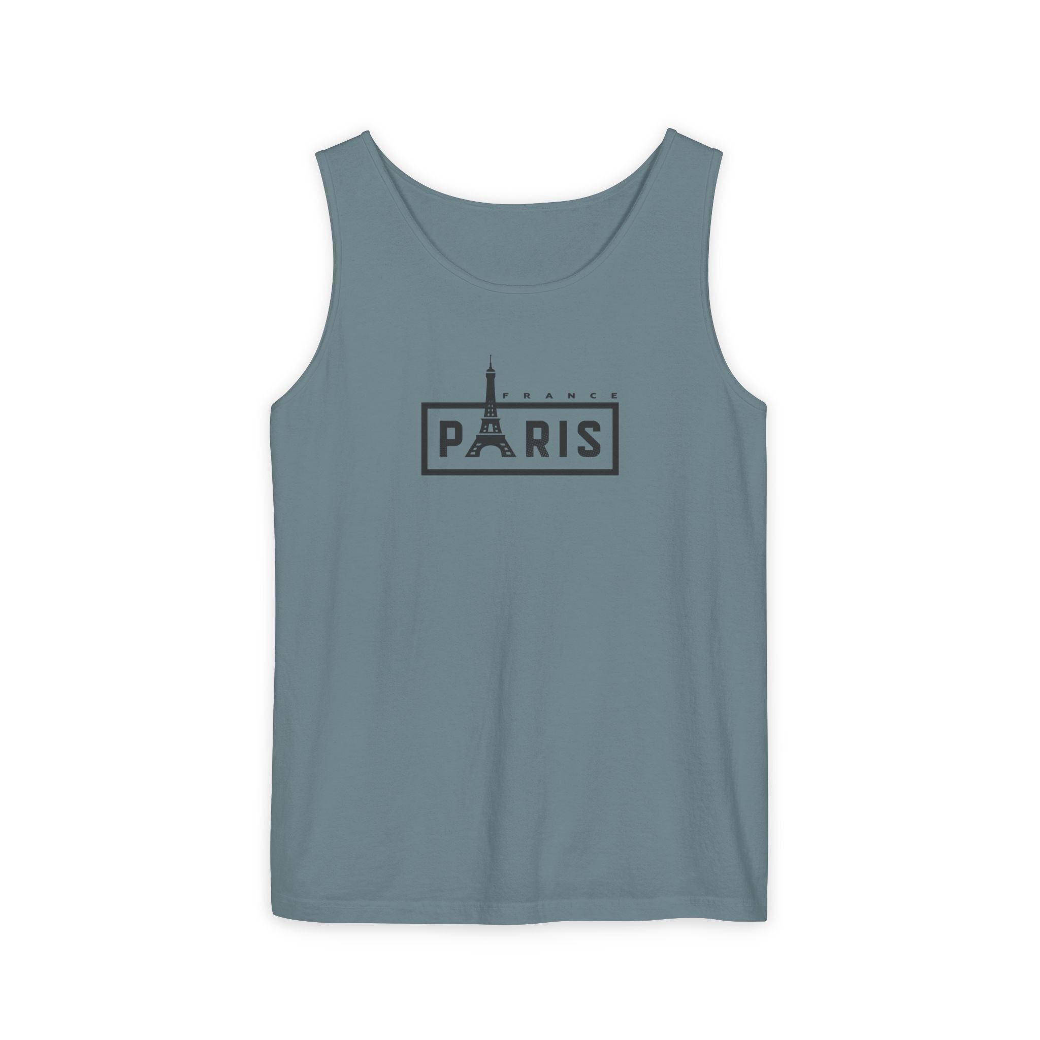 Paris Eiffel Tower Vintage Travel Tank Top — Retro French Graphic Tank
