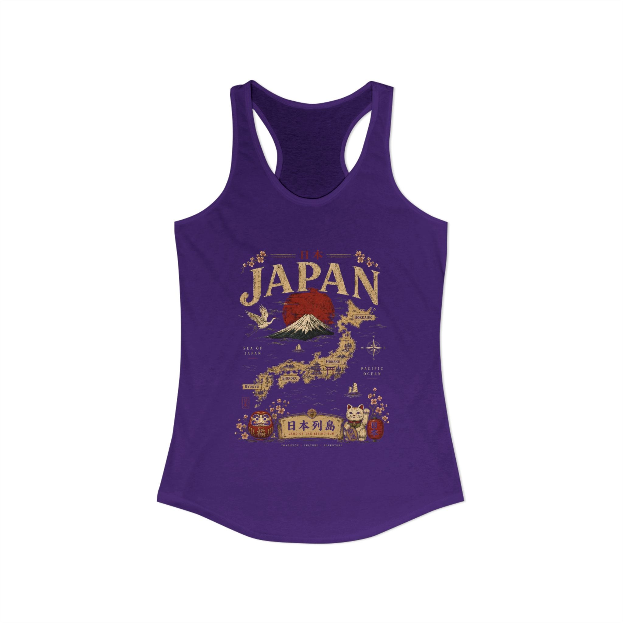 Vintage Japan Racerback Tank — Women's Japan Graphic Tank