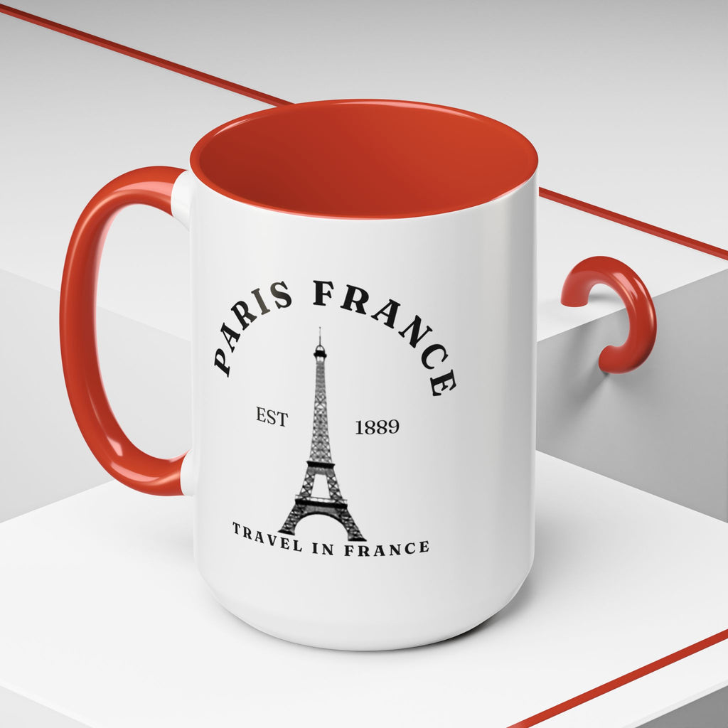 Paris France Eiffel Tower Coffee Mug – Travel Souvenir Accent Mug (11/15oz)
