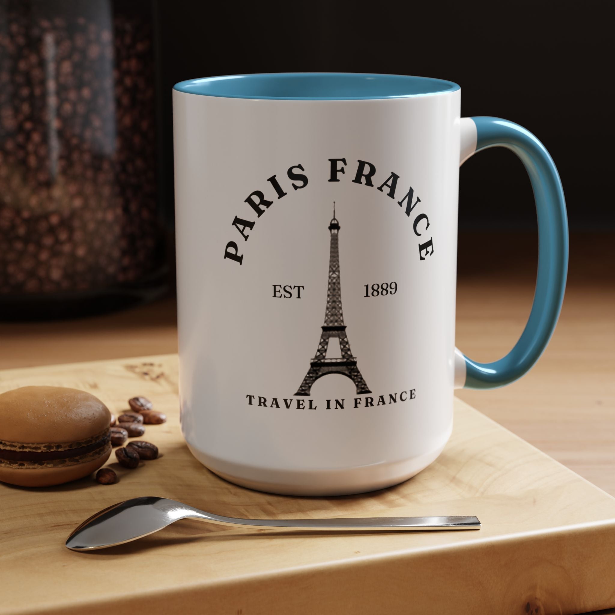 Paris France Eiffel Tower Coffee Mug – Travel Souvenir Accent Mug (11/15oz)