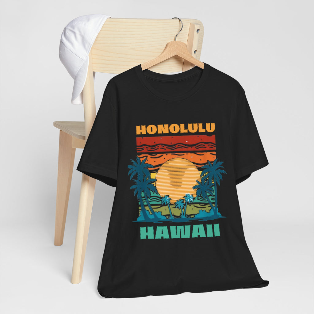 Honolulu Hawaii Vintage Sunset T-Shirt