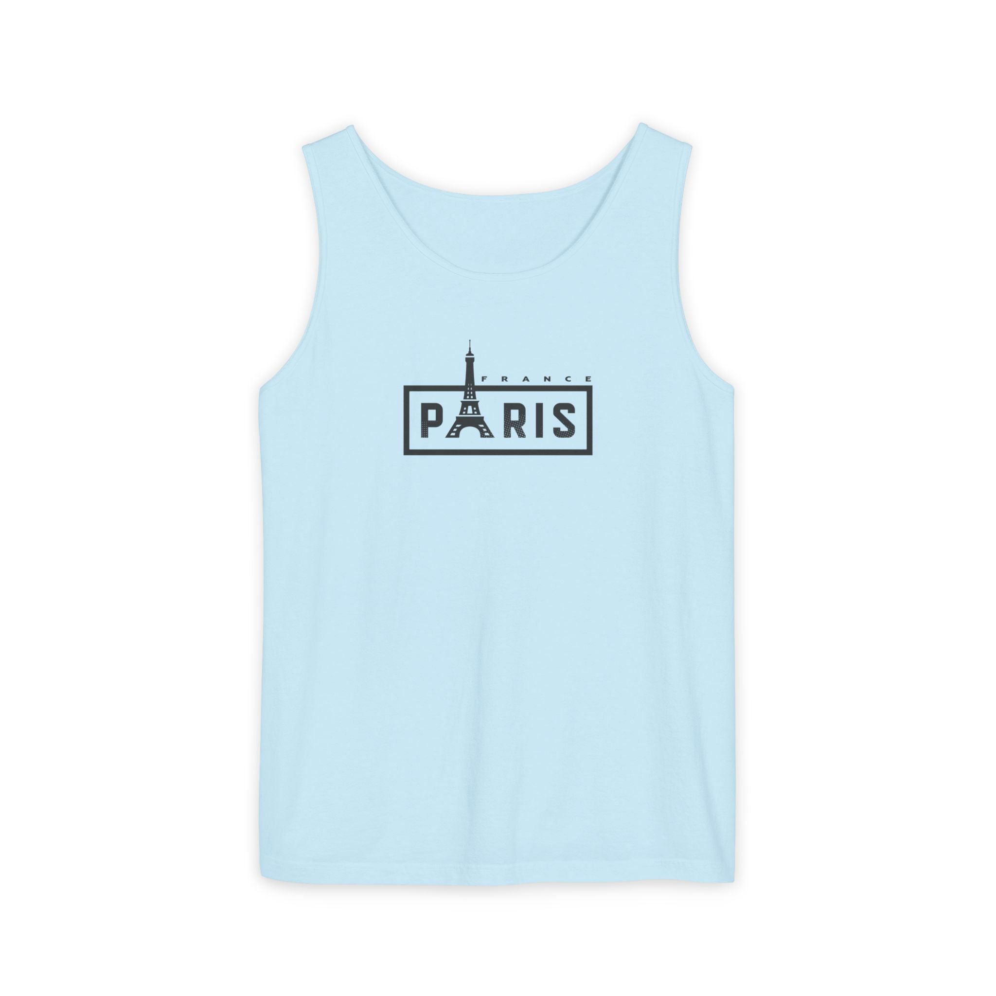Paris Eiffel Tower Vintage Travel Tank Top — Retro French Graphic Tank
