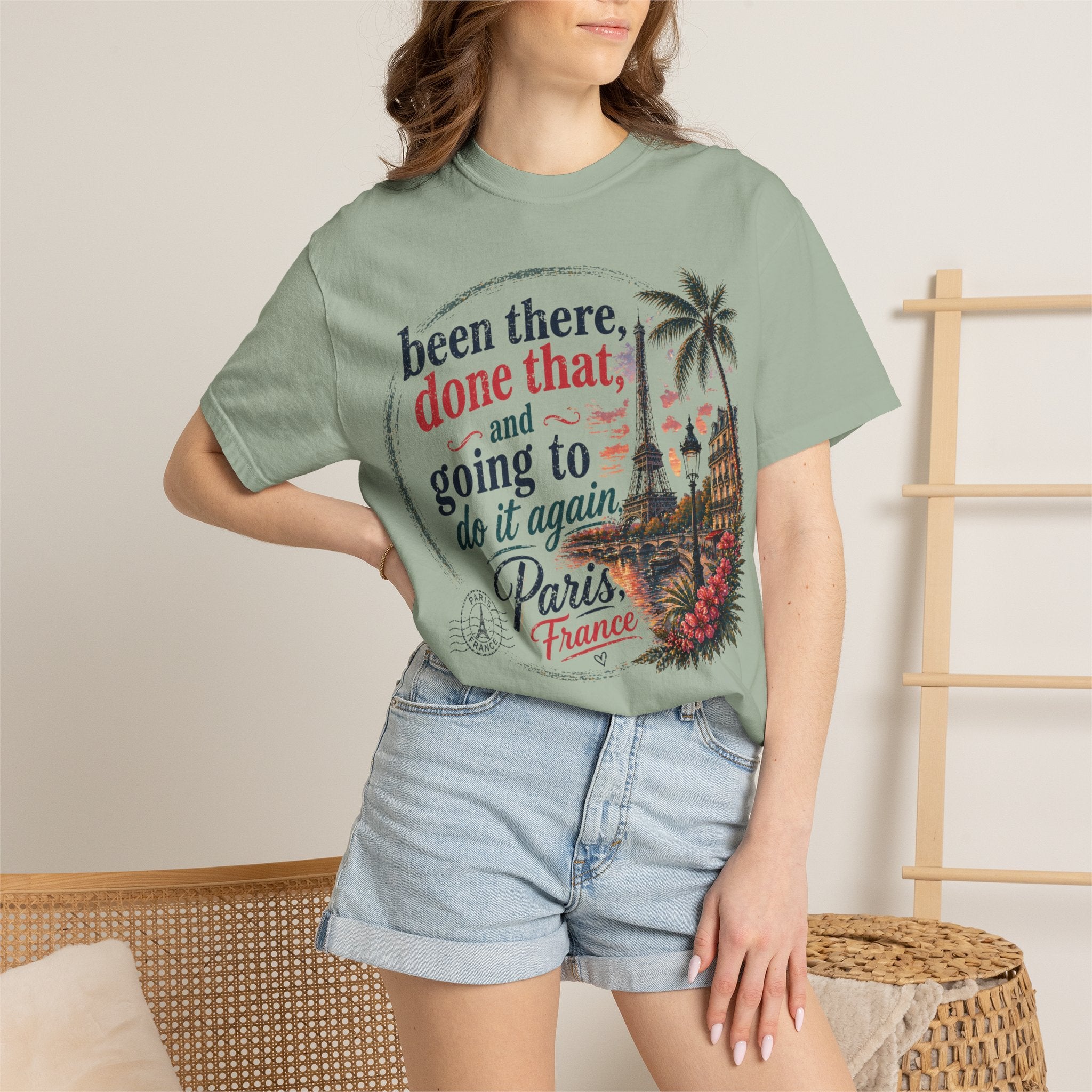 Paris Vintage Graphic T‑Shirt — “Been There, Done That, Going To Do It Again”