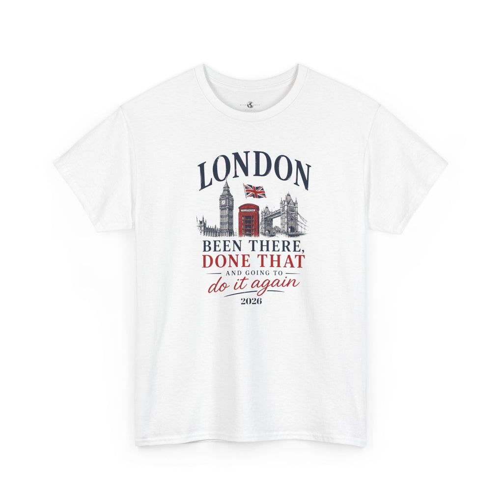 Funny London "Been There, Done That" Travel Souvenir Tee — Personalizion available