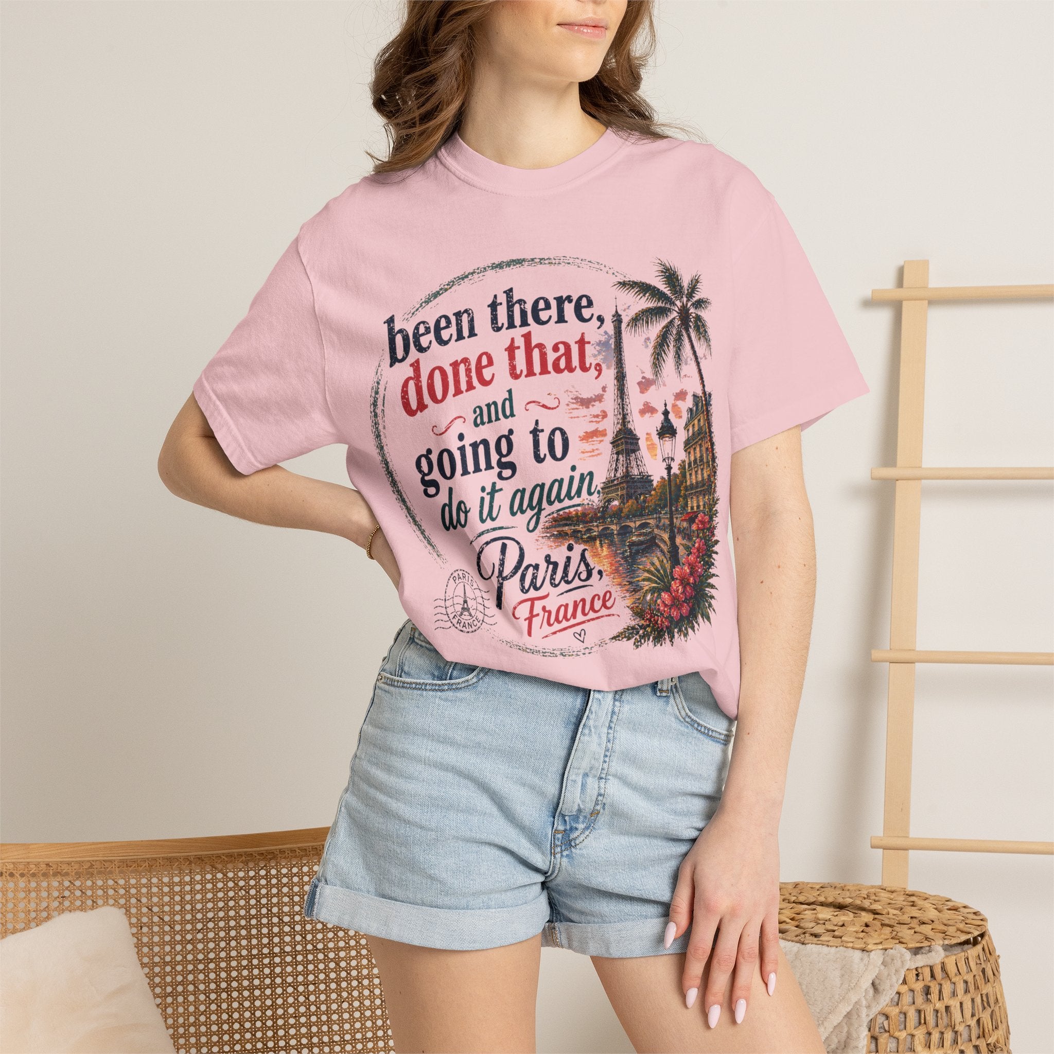 Paris Vintage Graphic T‑Shirt — “Been There, Done That, Going To Do It Again”